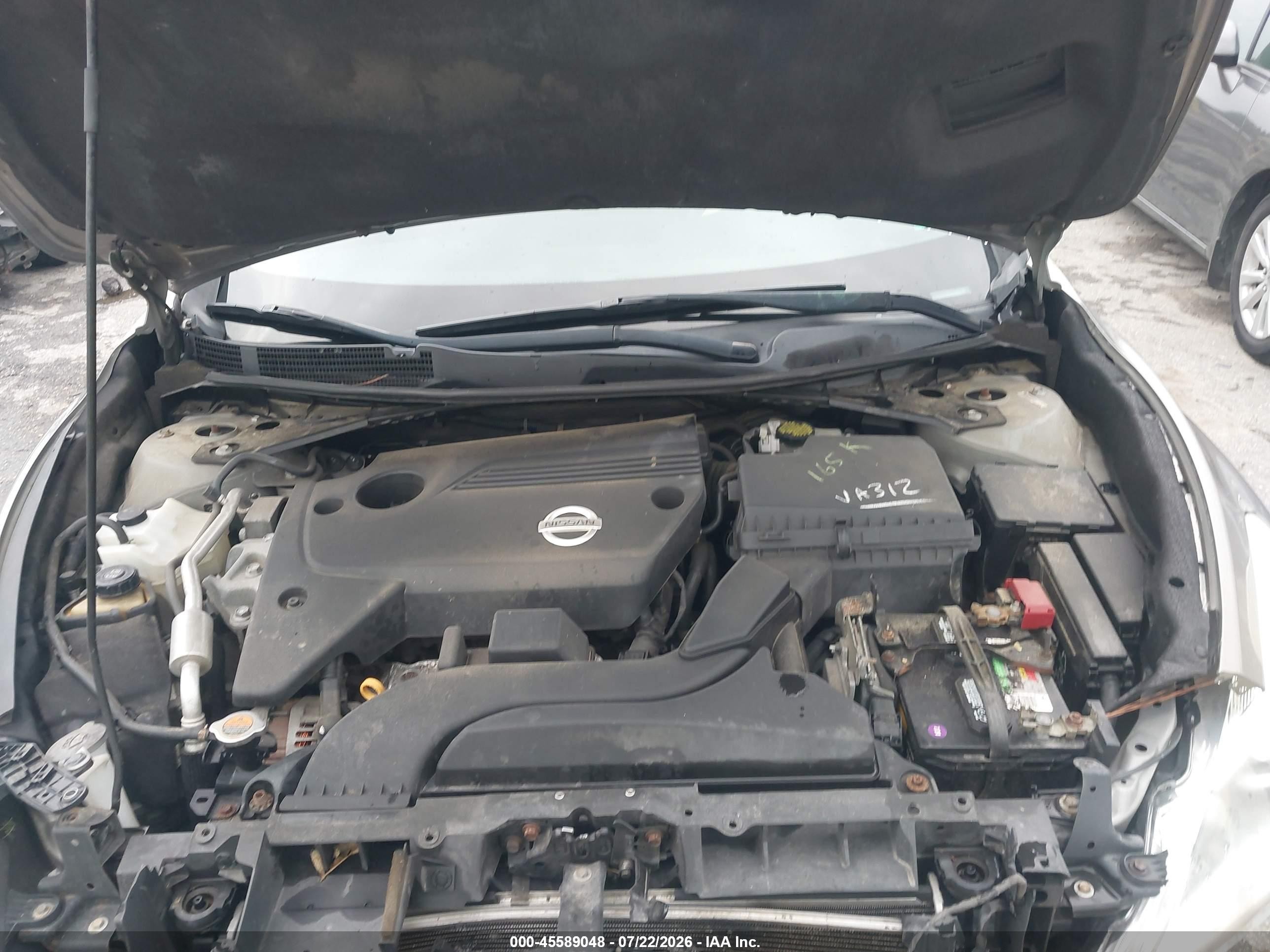 2013 Nissan Altima 2.5 S Gray vin: 1N4AL3AP3DN424070