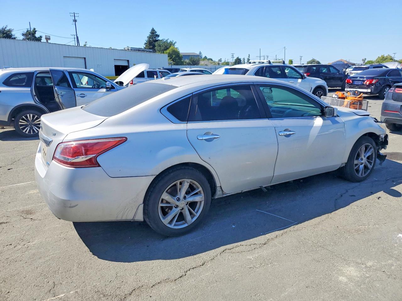 2013 Nissan Altima 2.5 Серебряный vin: 1N4AL3AP3DN428796