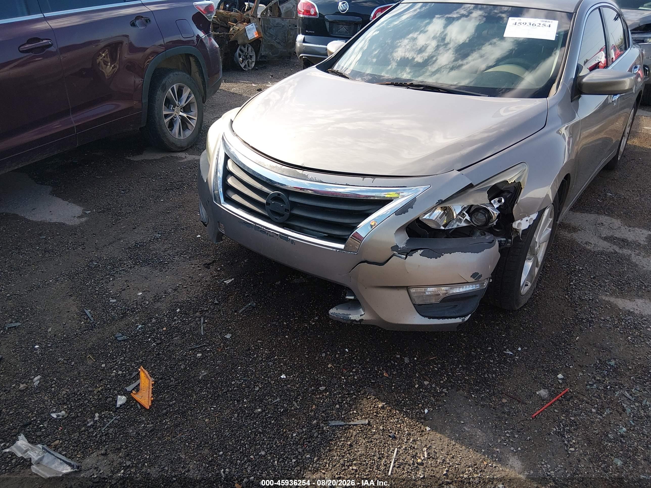 2013 Nissan Altima 2.5 Sv Gold vin: 1N4AL3AP3DN429804
