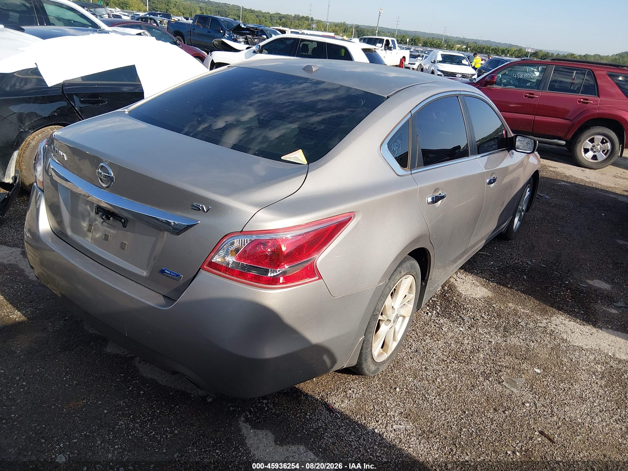 2013 Nissan Altima 2.5 Sv Gold vin: 1N4AL3AP3DN429804