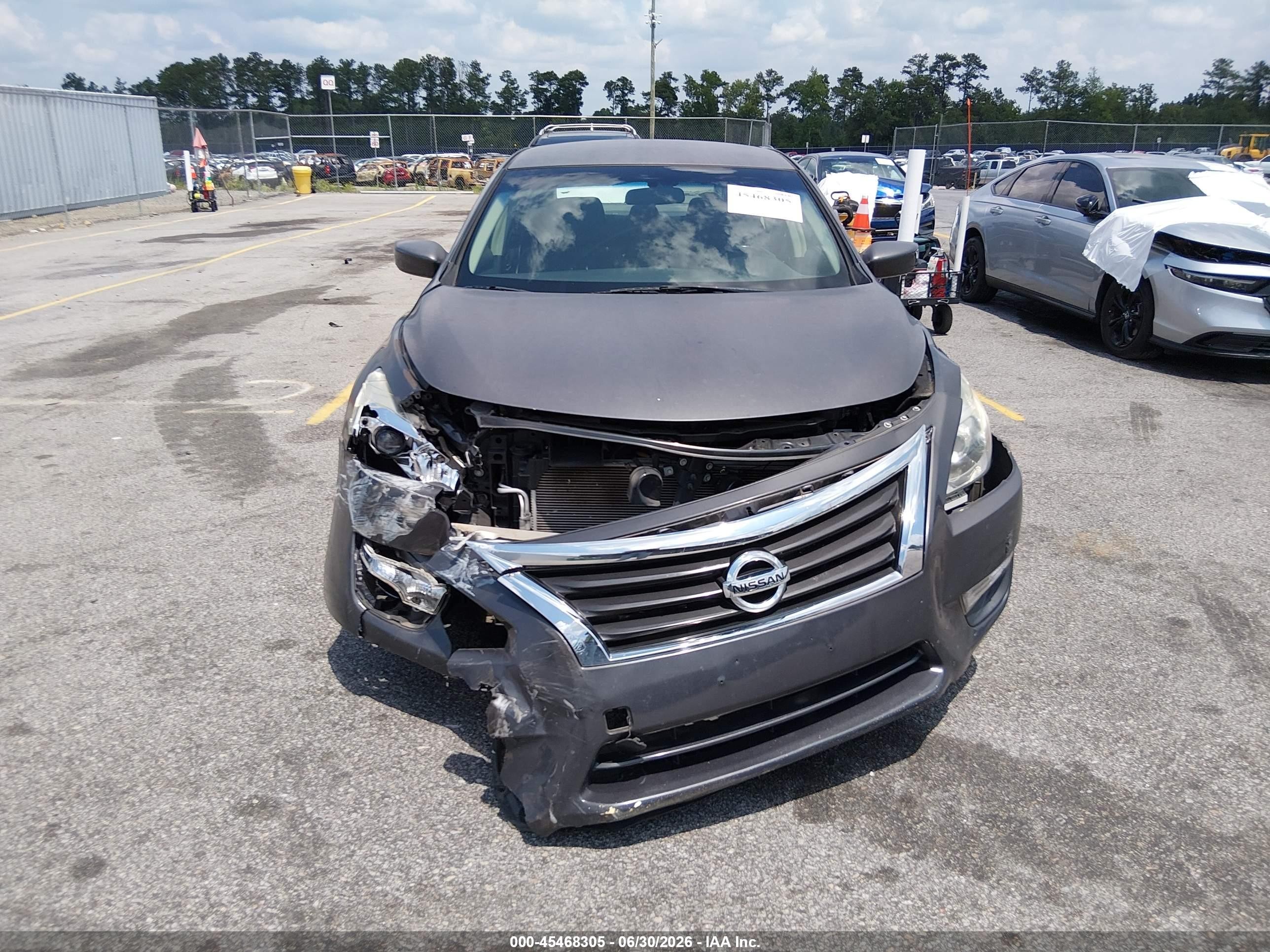 2013 Nissan Altima 2.5 Sv Gray vin: 1N4AL3AP3DN437143