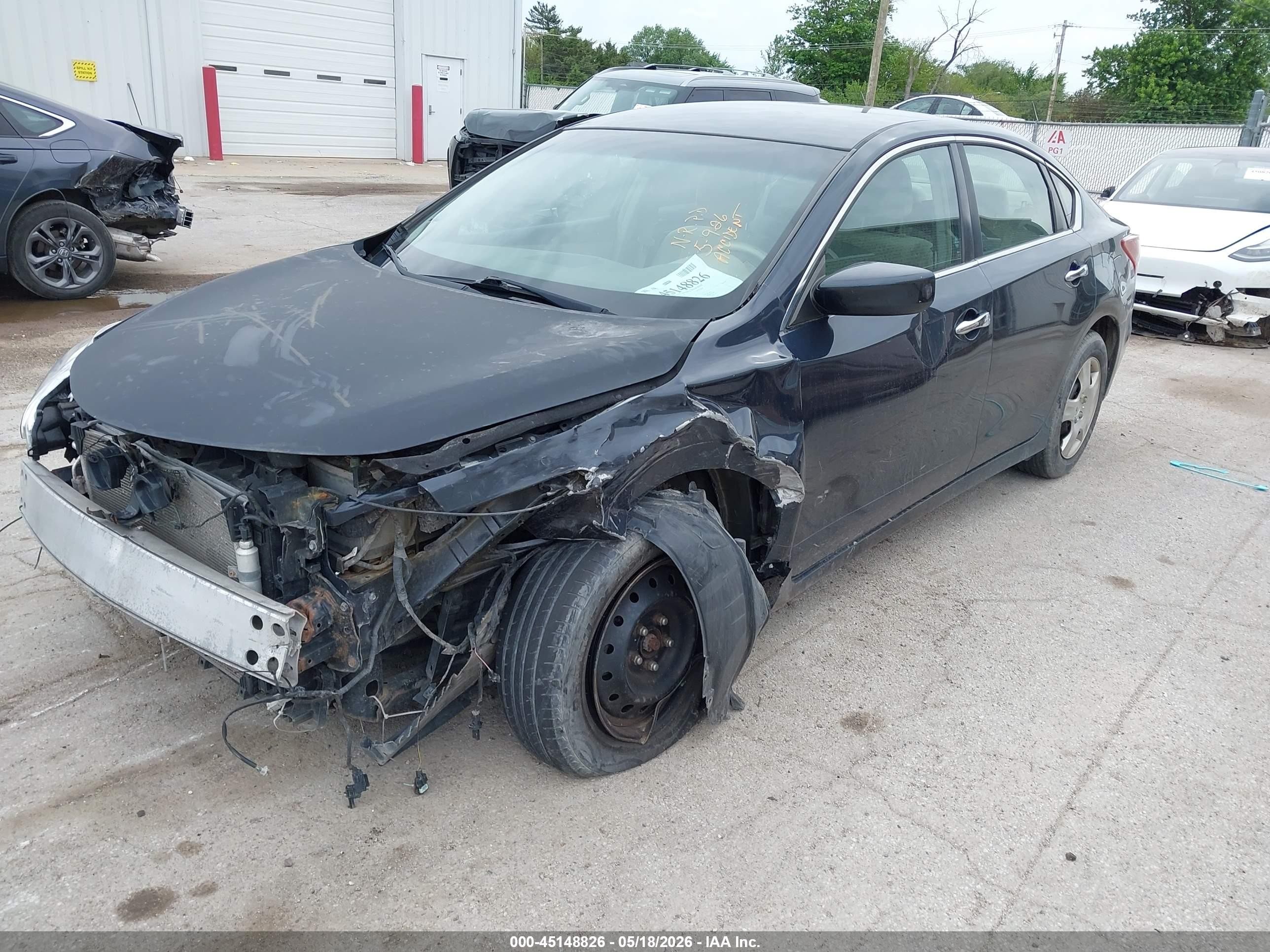 2013 Nissan Altima 2.5 S Blue vin: 1N4AL3AP3DN461409
