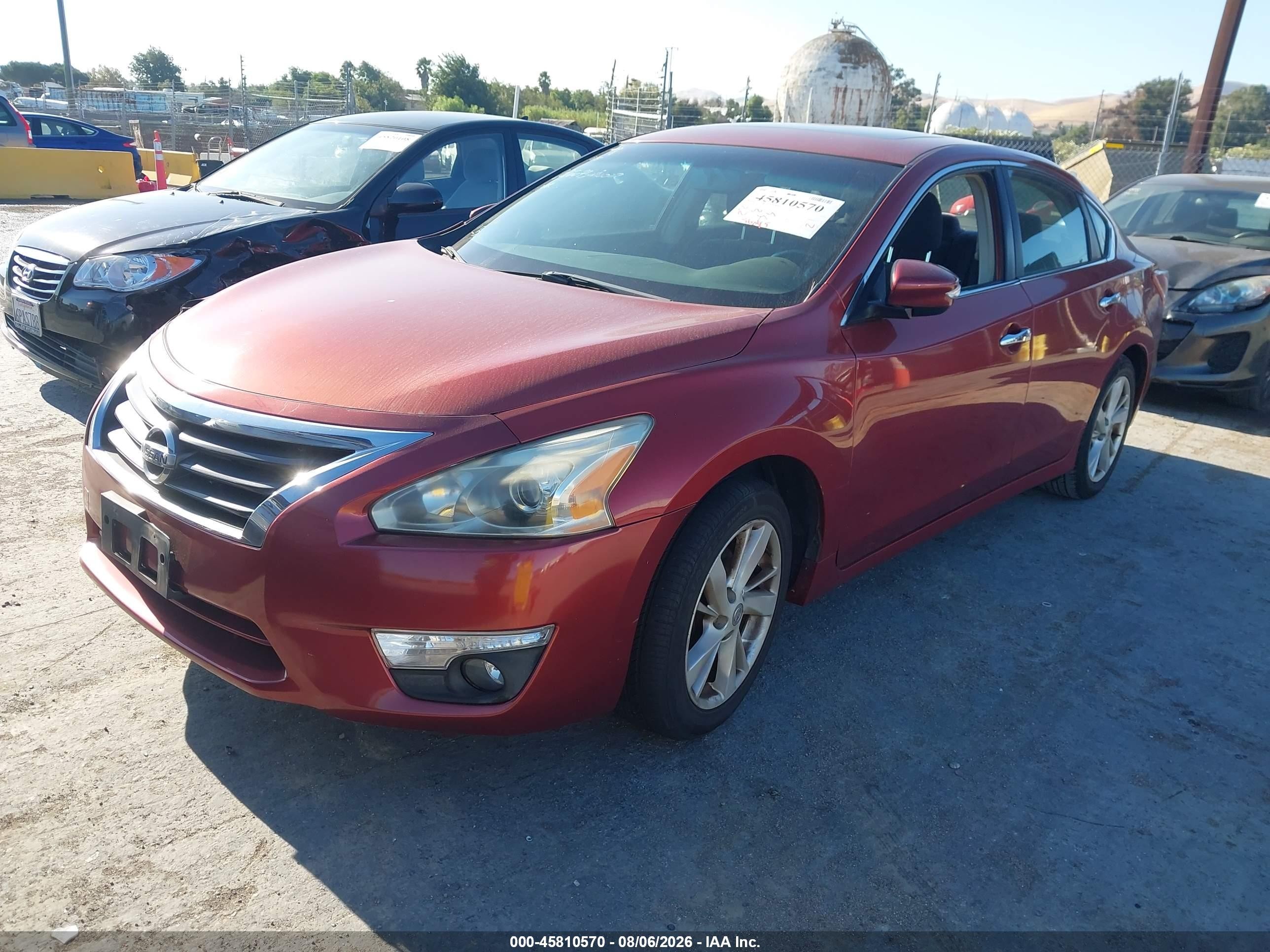 2013 Nissan Altima 2.5 Sv Red vin: 1N4AL3AP3DN467078
