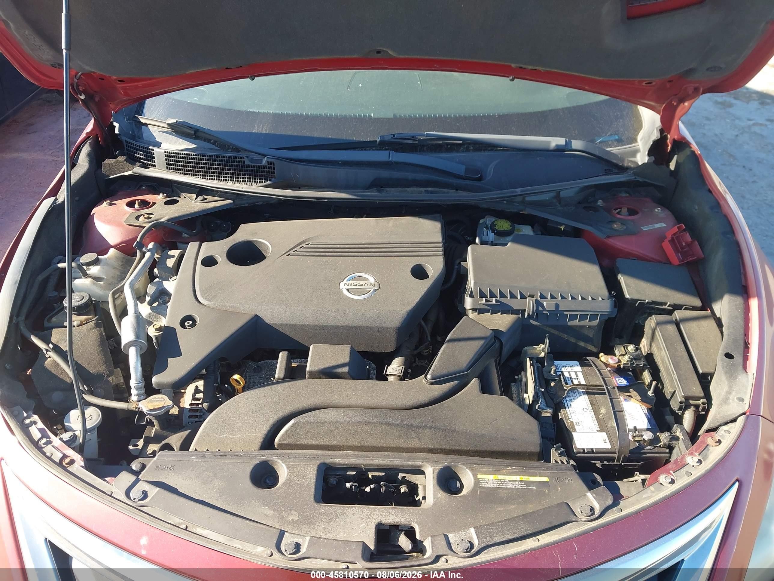 2013 Nissan Altima 2.5 Sv Red vin: 1N4AL3AP3DN467078