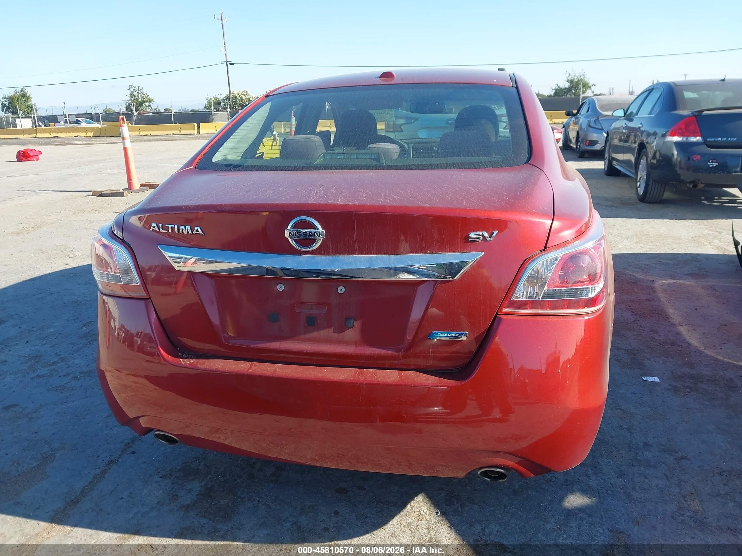 2013 Nissan Altima 2.5 Sv Red vin: 1N4AL3AP3DN467078