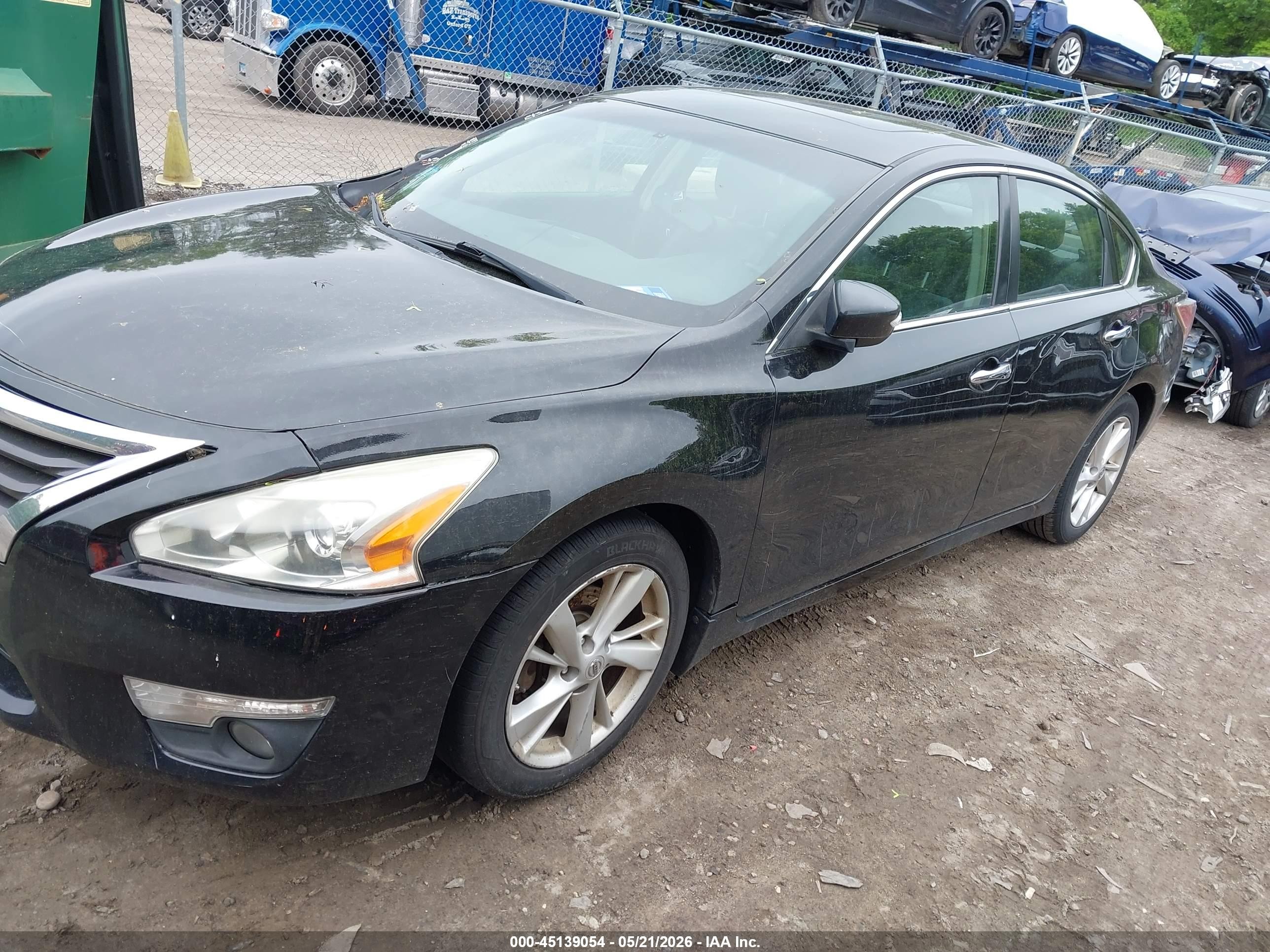 2013 Nissan Altima 2.5 Sl Black vin: 1N4AL3AP3DN478503
