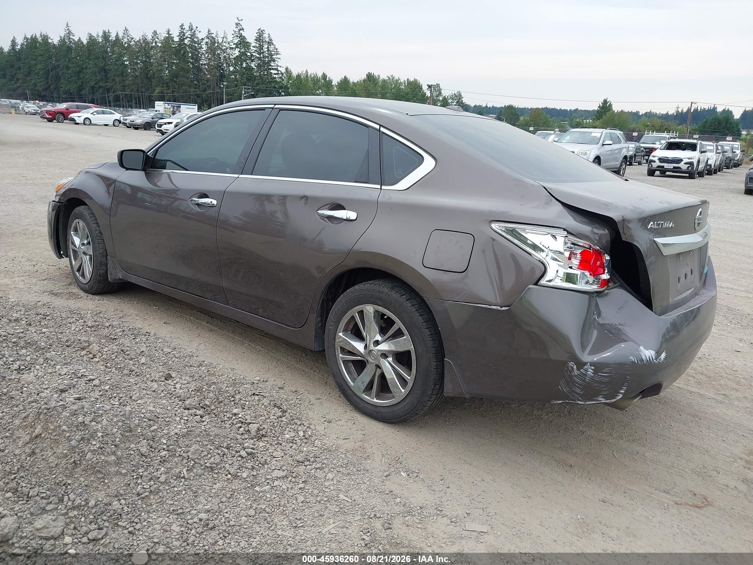2013 Nissan Altima 2.5/2.5 S/2.5 Sl/2.5 Sv Brown vin: 1N4AL3AP3DN495981