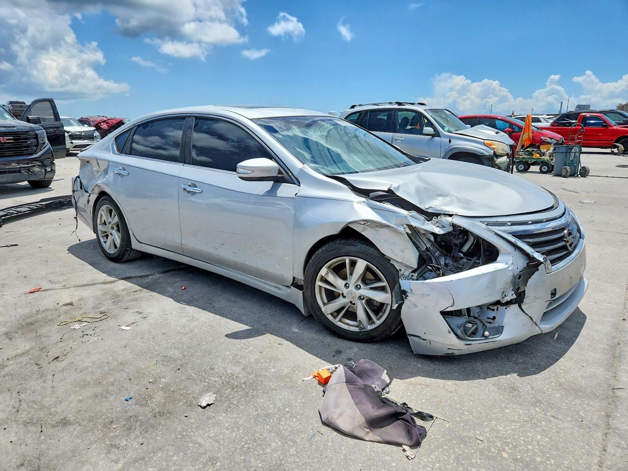 2013 Nissan Altima 2.5 Silver vin: 1N4AL3AP3DN498007