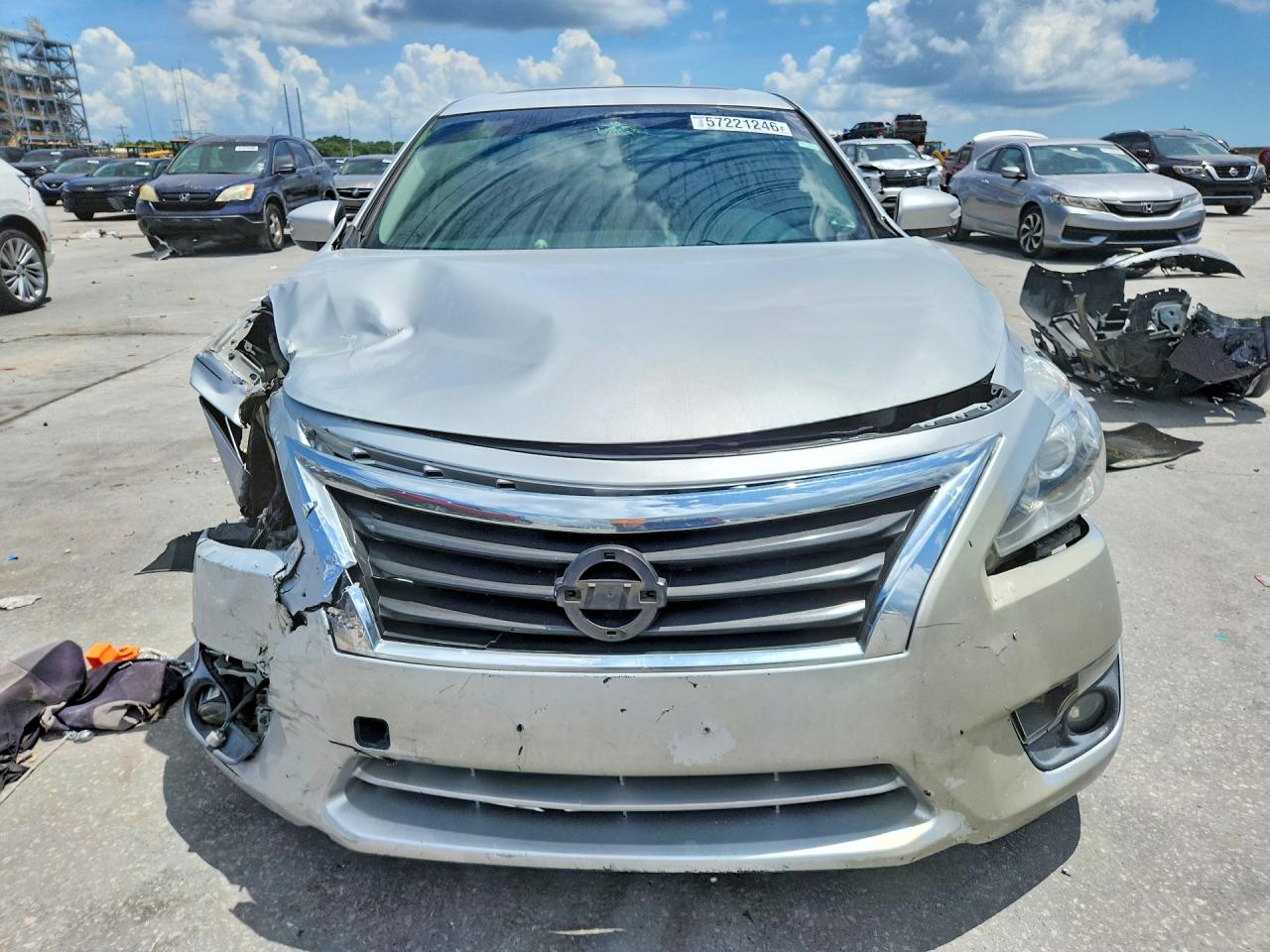 2013 Nissan Altima 2.5 Silver vin: 1N4AL3AP3DN498007