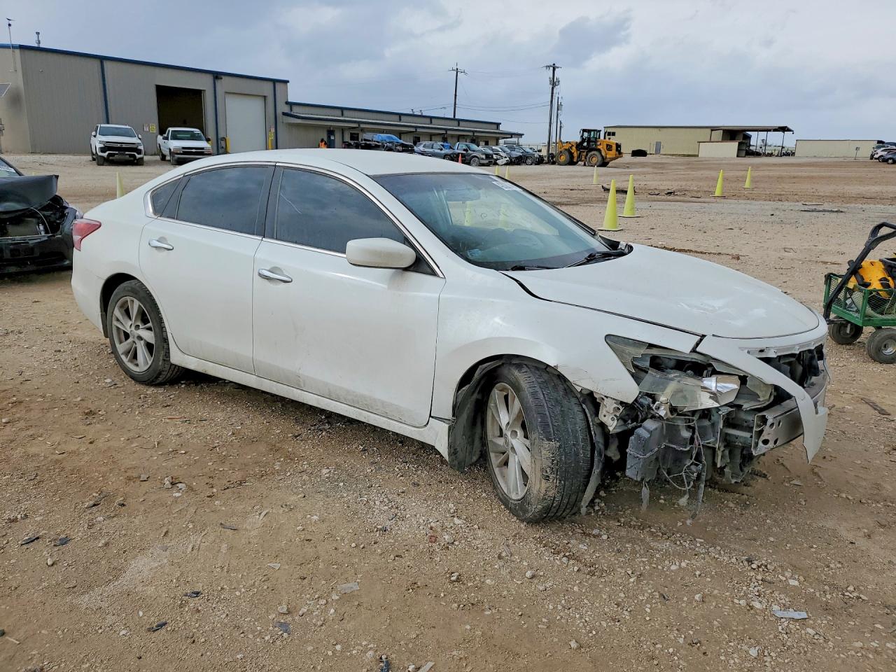 2013 Nissan Altima 2.5 White vin: 1N4AL3AP3DN502623