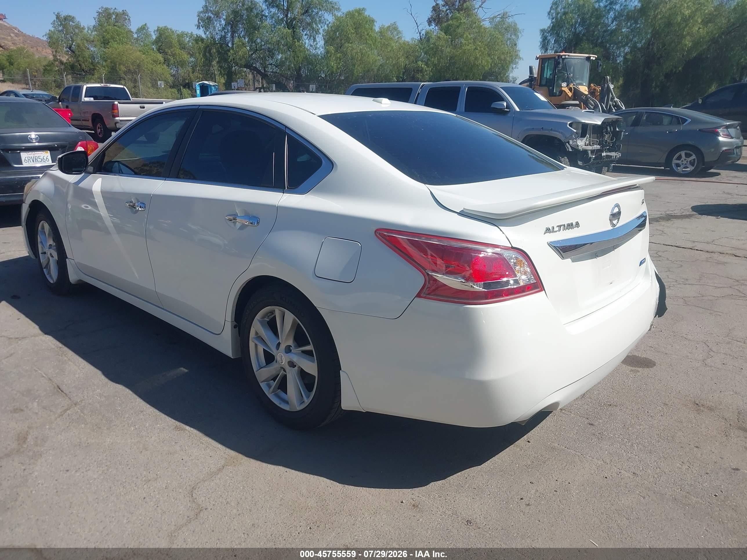 2013 Nissan Altima 2.5 Sl White vin: 1N4AL3AP3DN502878
