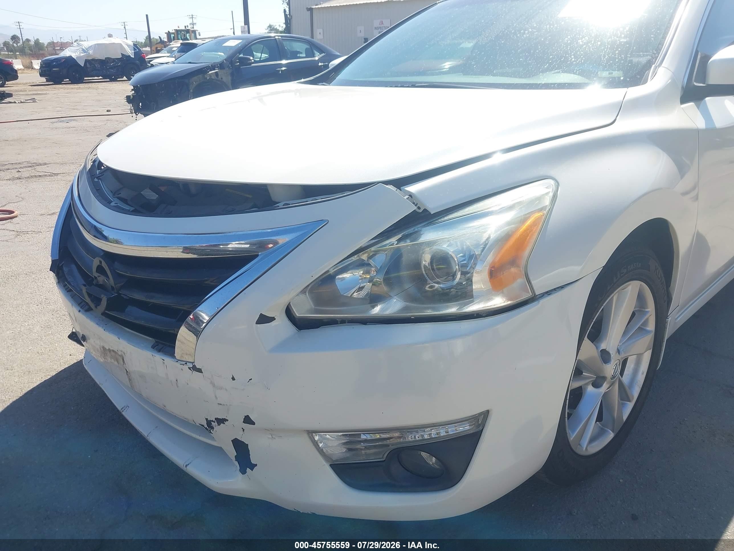 2013 Nissan Altima 2.5 Sl White vin: 1N4AL3AP3DN502878
