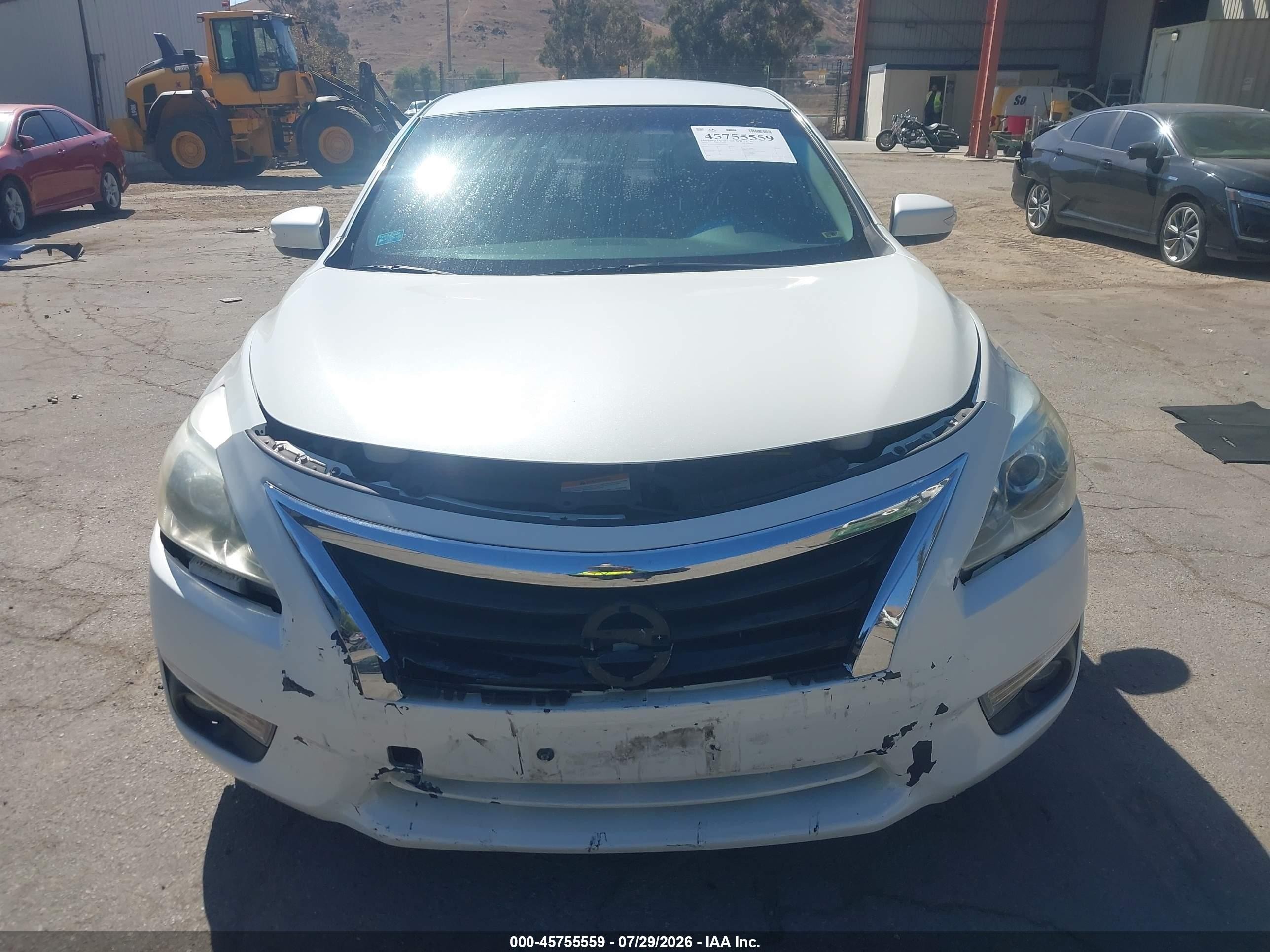 2013 Nissan Altima 2.5 Sl White vin: 1N4AL3AP3DN502878