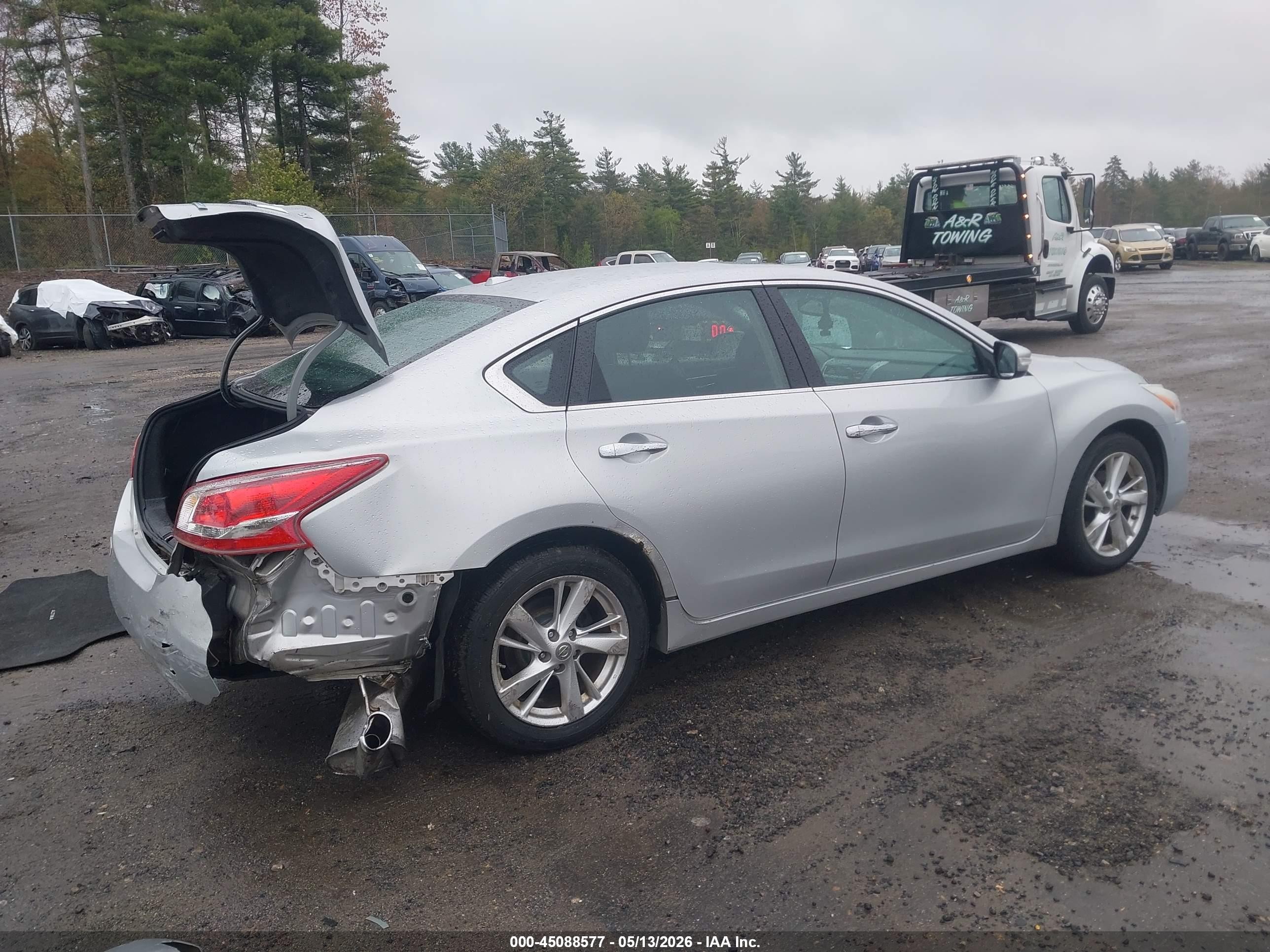 2013 Nissan Altima 2.5 Sv Silver vin: 1N4AL3AP3DN508731