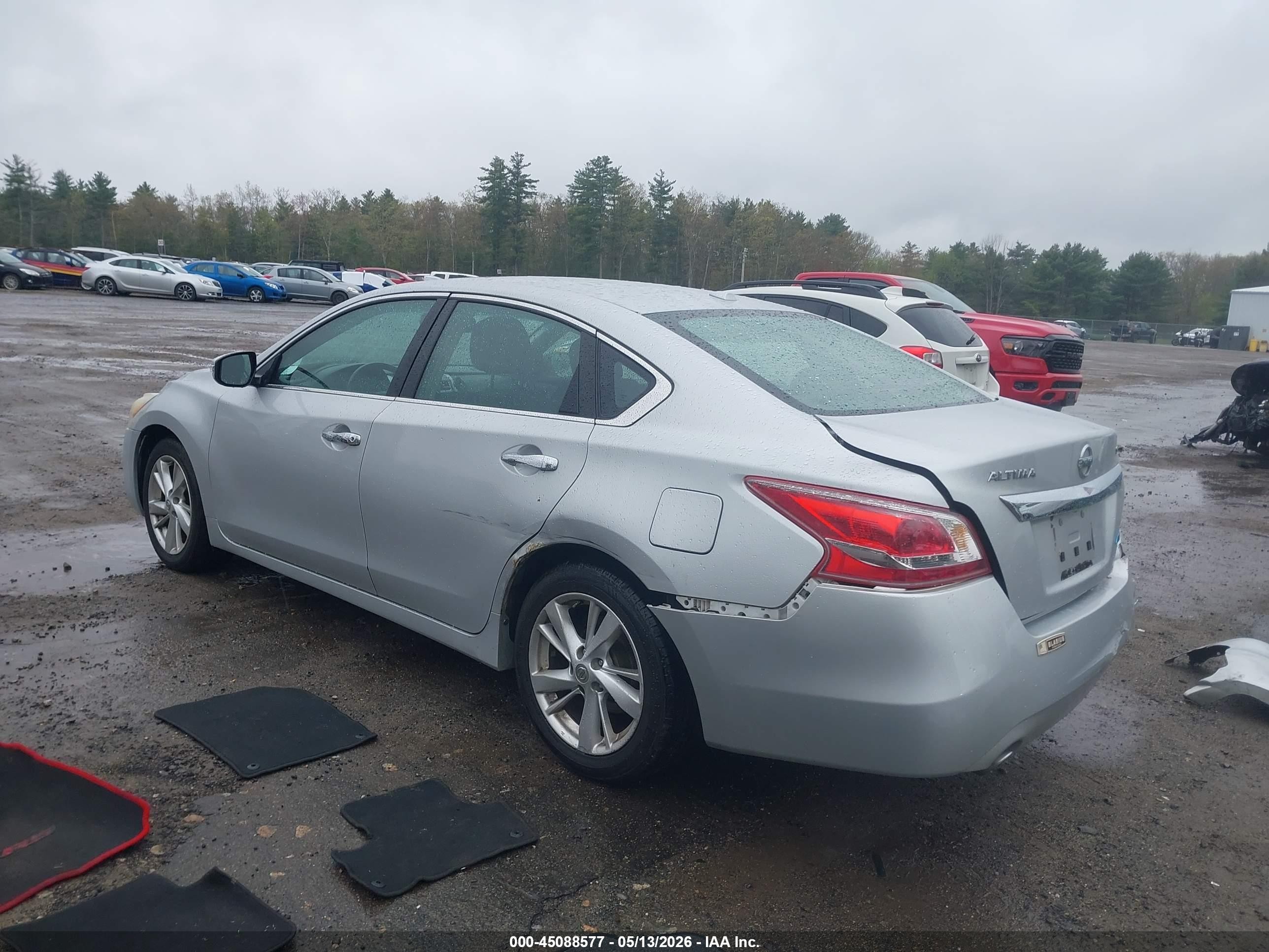 2013 Nissan Altima 2.5 Sv Silver vin: 1N4AL3AP3DN508731