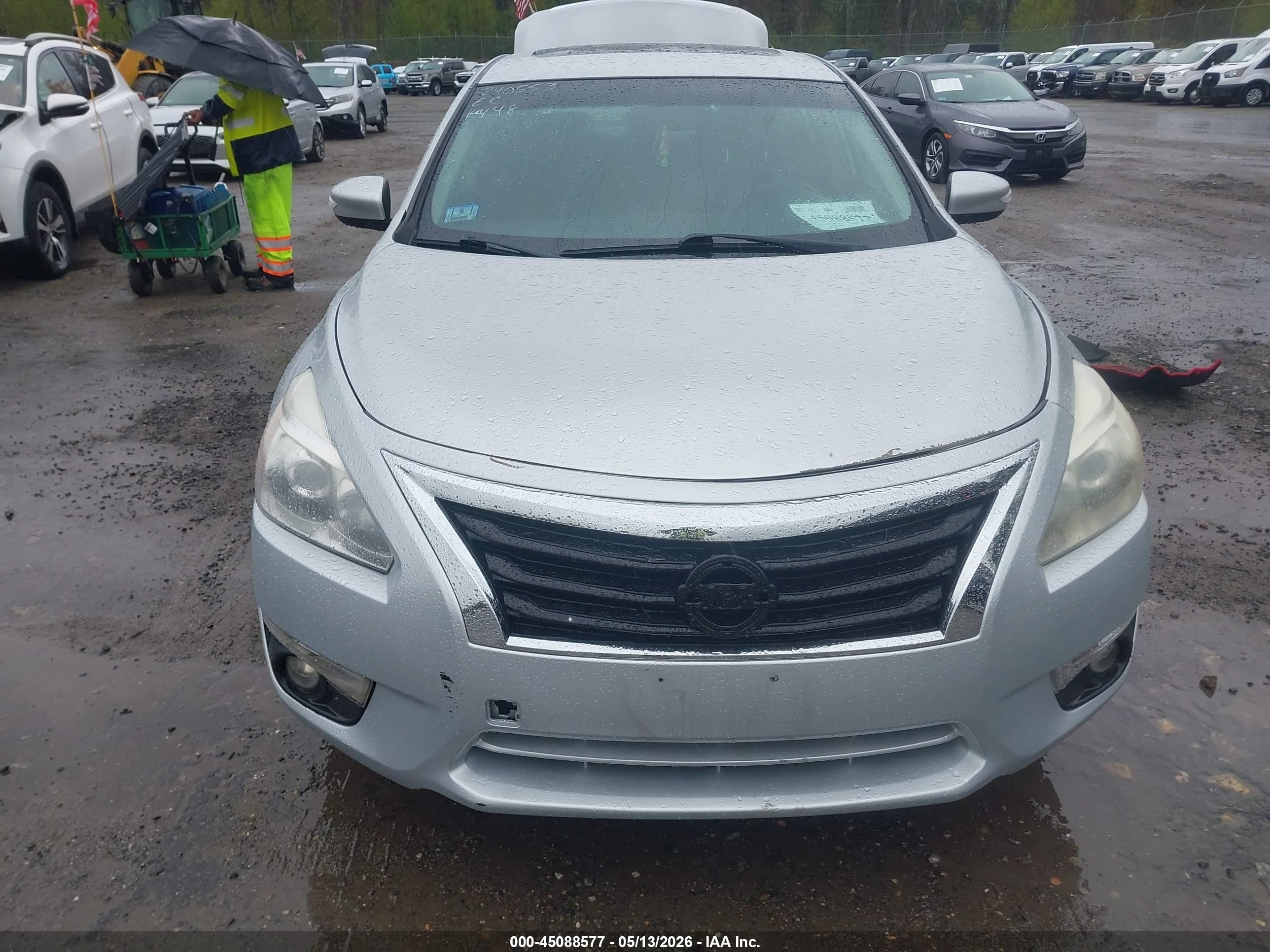 2013 Nissan Altima 2.5 Sv Silver vin: 1N4AL3AP3DN508731
