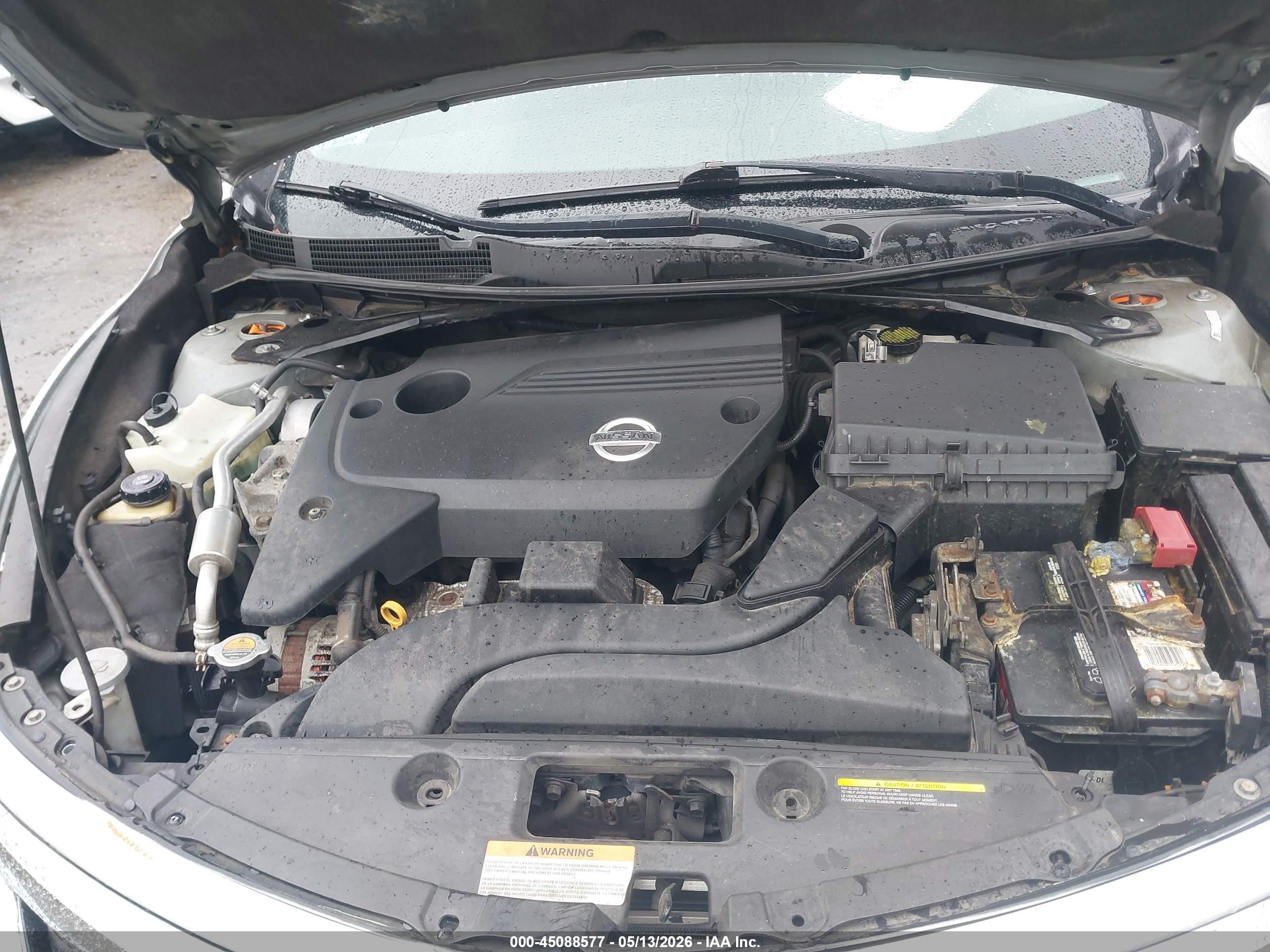 2013 Nissan Altima 2.5 Sv Silver vin: 1N4AL3AP3DN508731