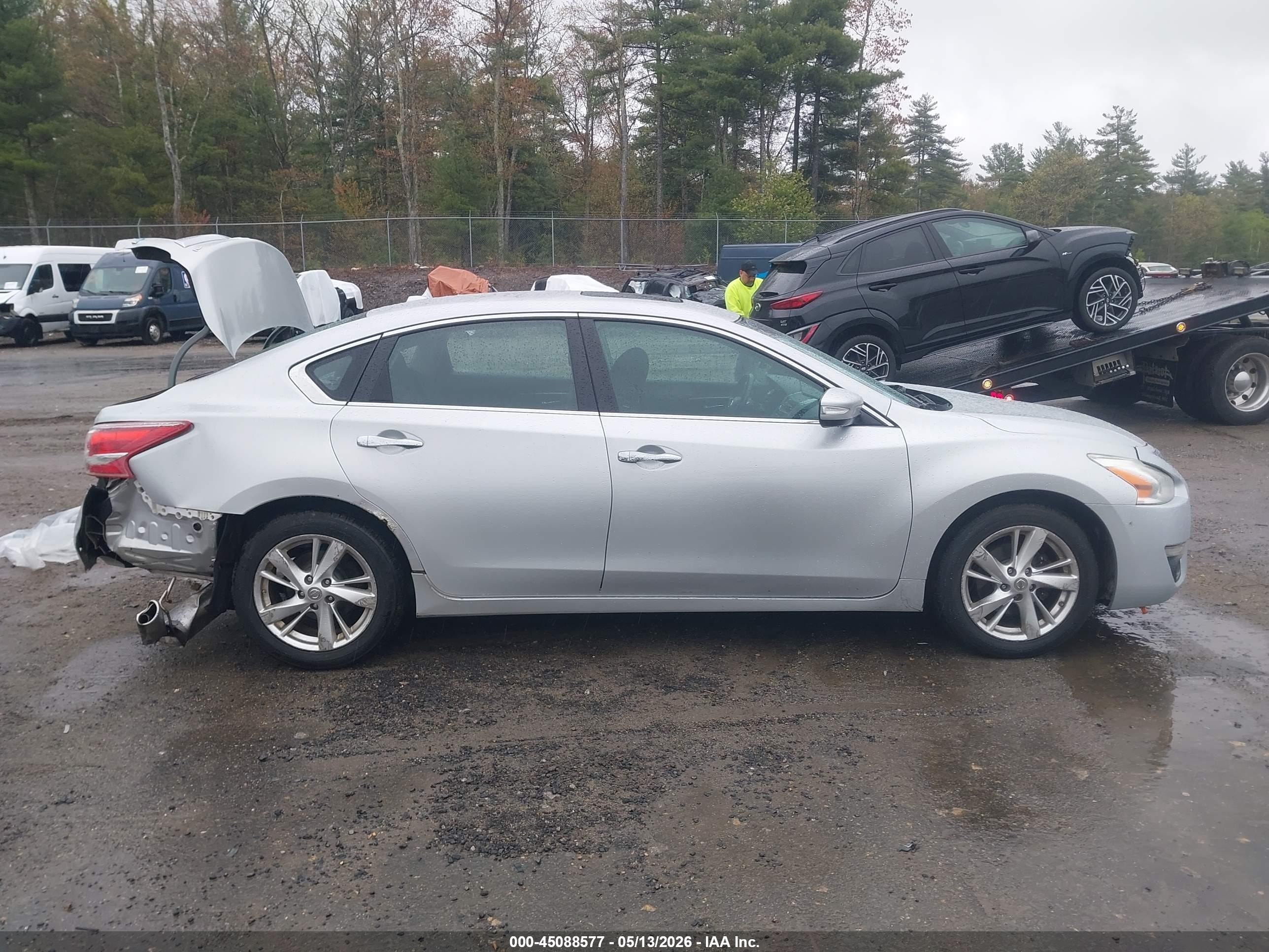 2013 Nissan Altima 2.5 Sv Silver vin: 1N4AL3AP3DN508731