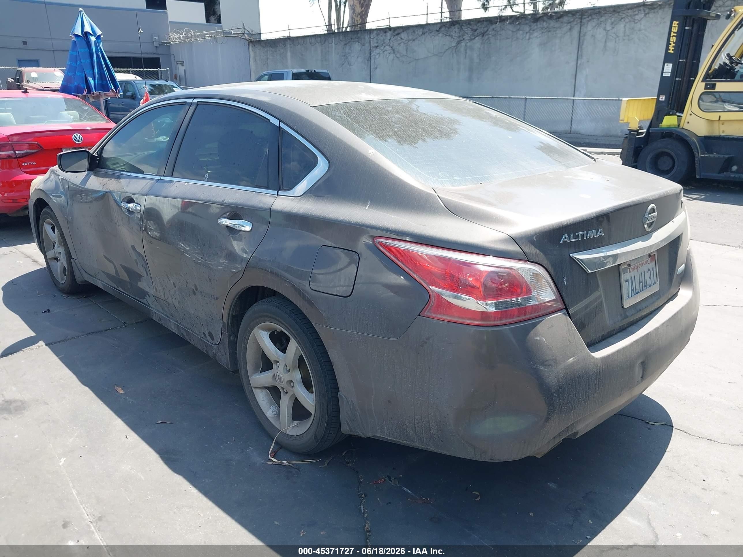 2013 Nissan Altima 2.5 S Серый vin: 1N4AL3AP3DN528879
