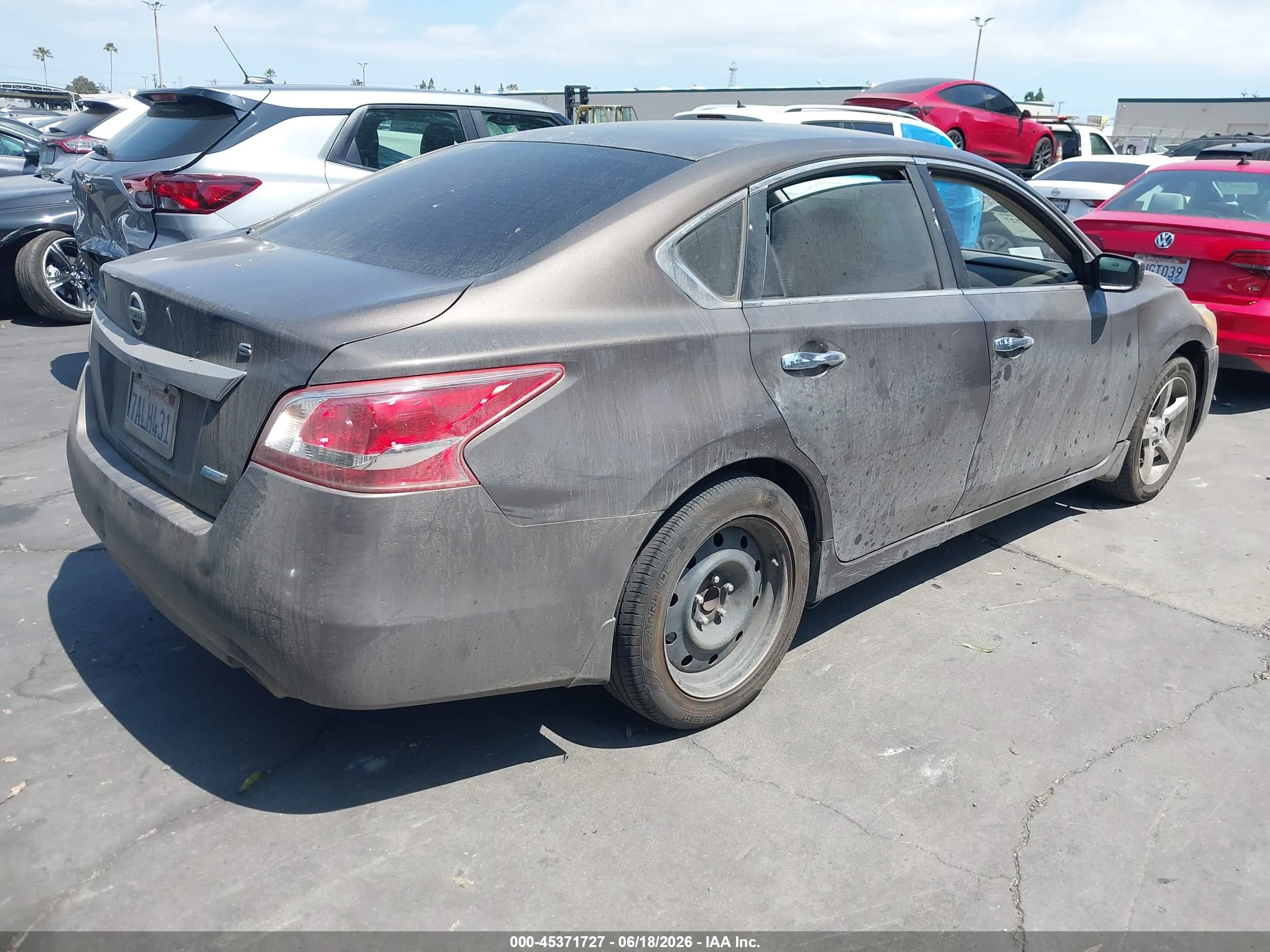 2013 Nissan Altima 2.5 S Серый vin: 1N4AL3AP3DN528879