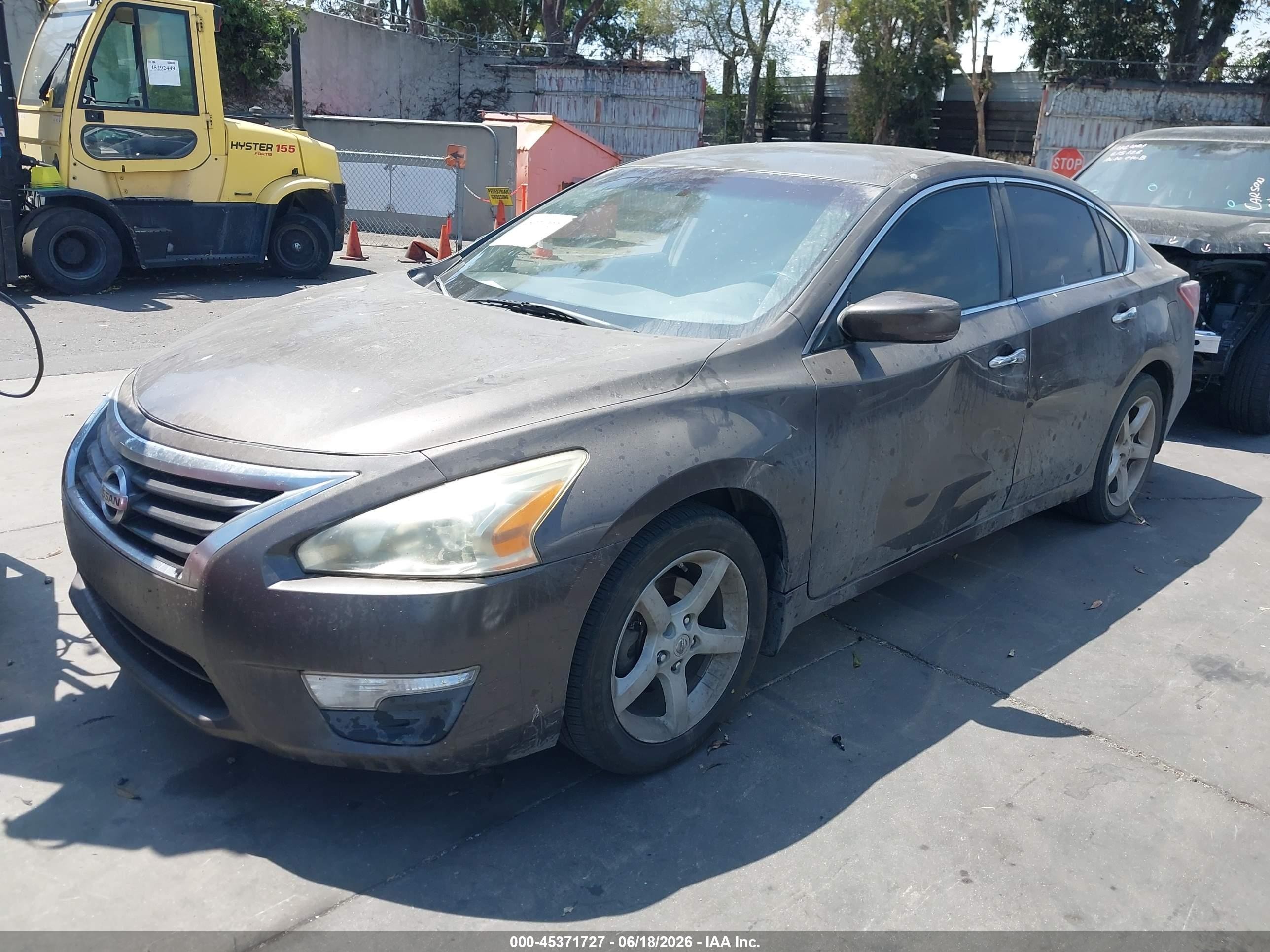 2013 Nissan Altima 2.5 S Серый vin: 1N4AL3AP3DN528879