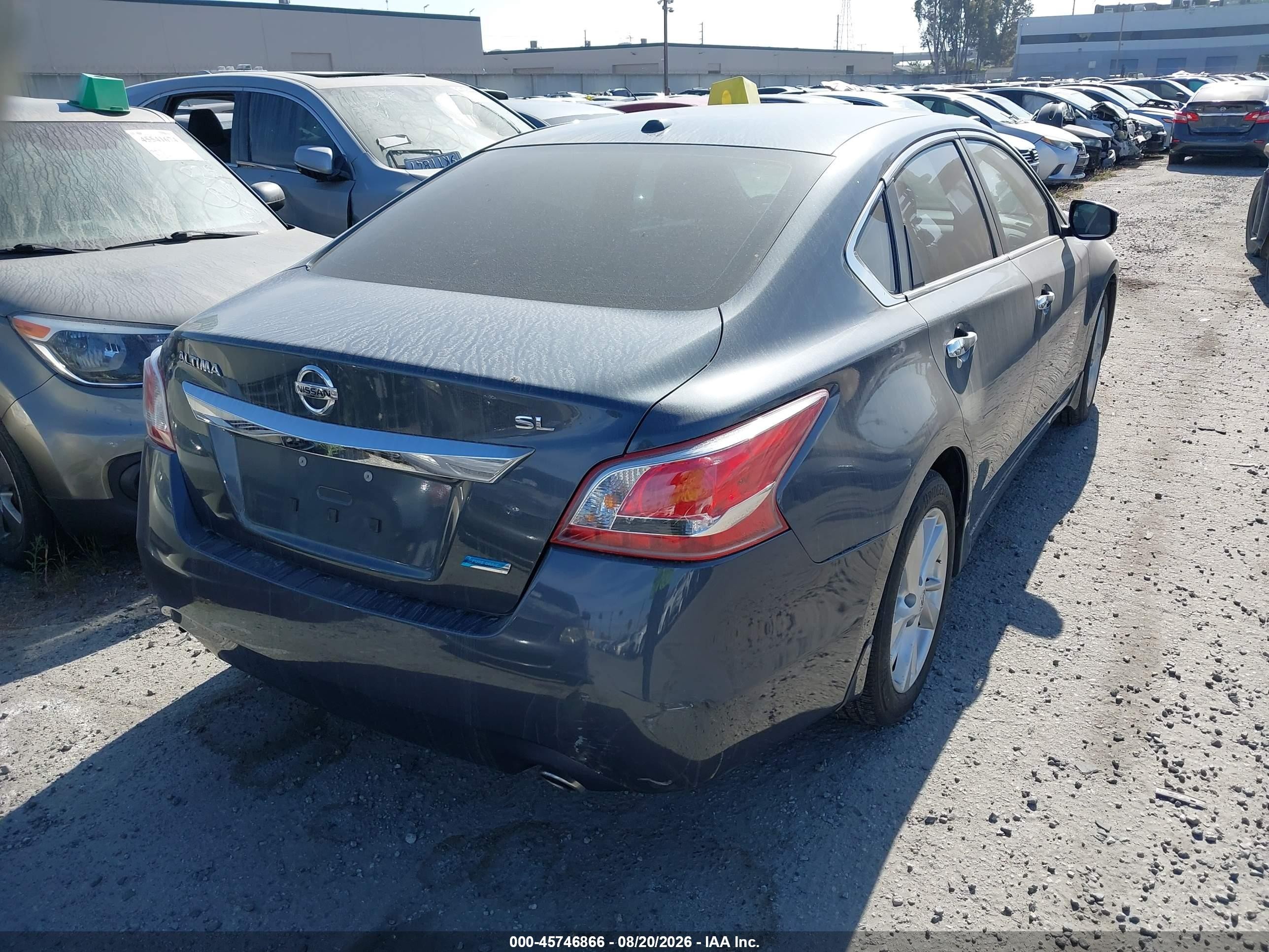 2013 Nissan Altima 2.5 Sl Серый vin: 1N4AL3AP3DN534522