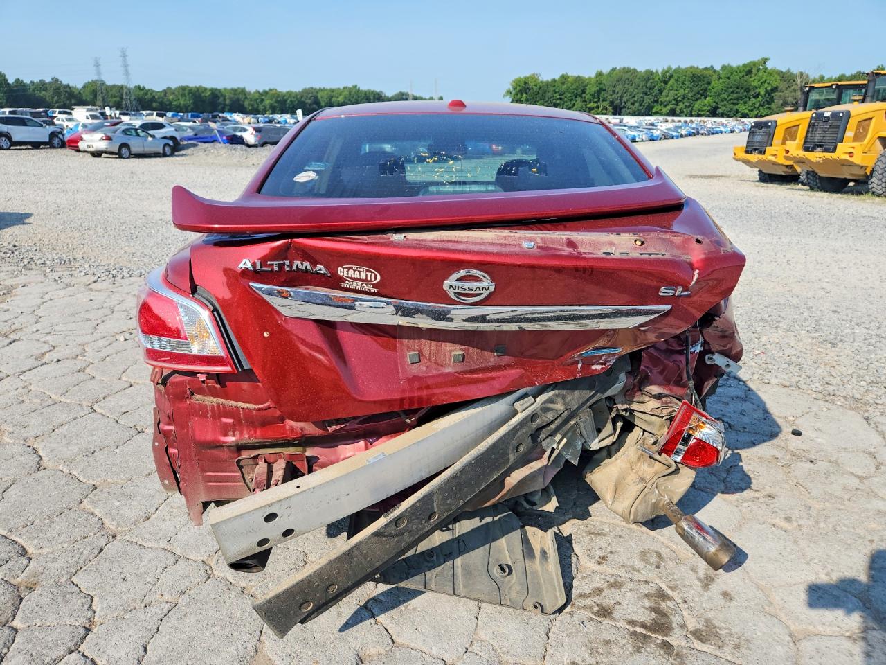 2013 Nissan Altima 2.5 Maroon vin: 1N4AL3AP3DN538375