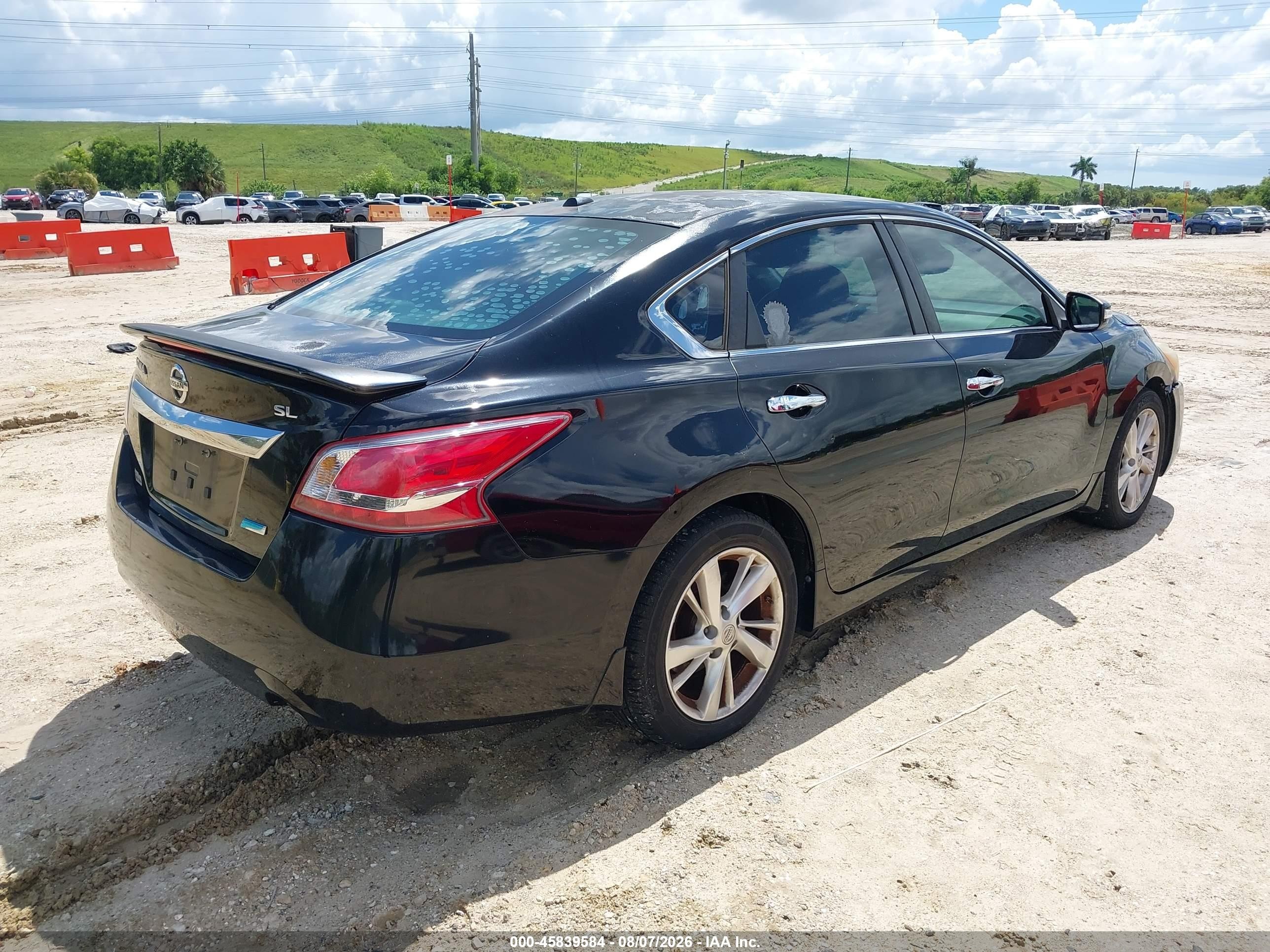 2013 Nissan Altima 2.5 Sl Black vin: 1N4AL3AP3DN542474