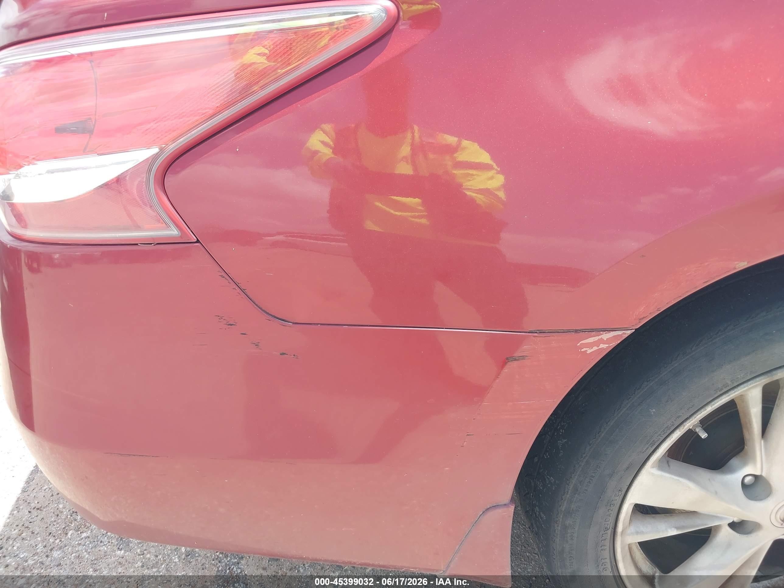 2013 Nissan Altima 2.5 Sl Burgundy vin: 1N4AL3AP3DN556360
