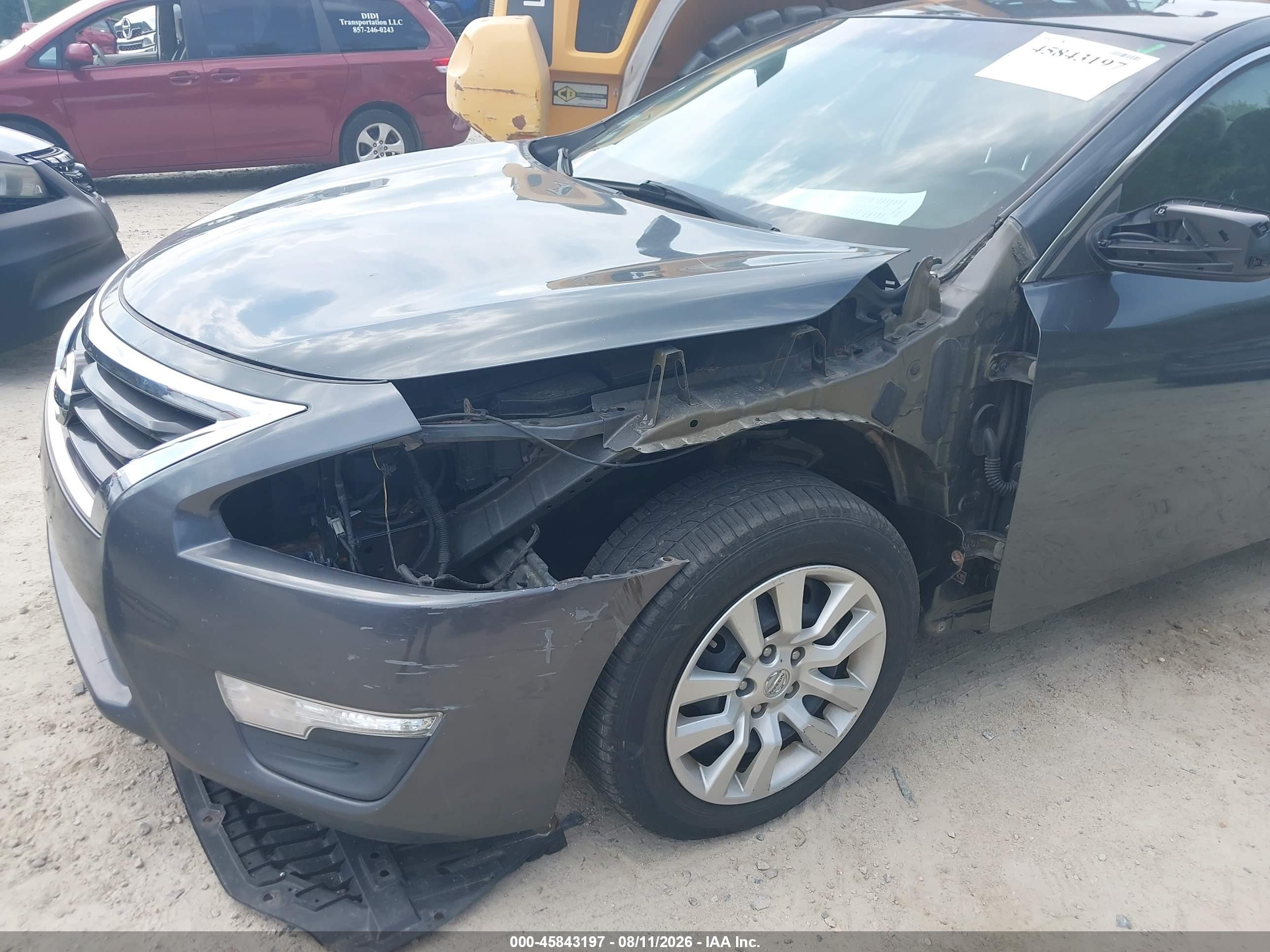 2013 Nissan Altima 2.5 S Gray vin: 1N4AL3AP3DN560456