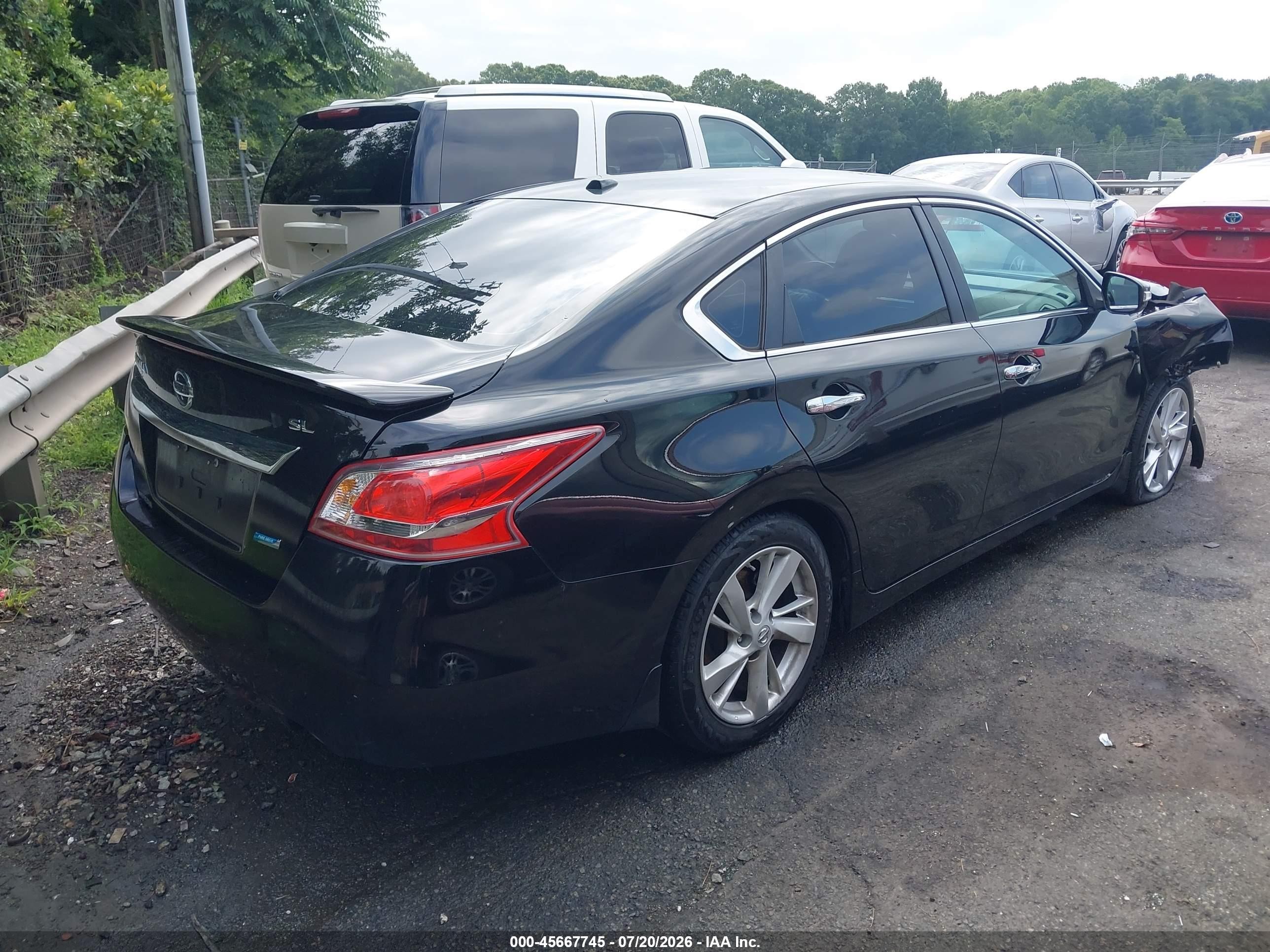 2013 Nissan Altima 2.5 Sl Black vin: 1N4AL3AP3DN560747