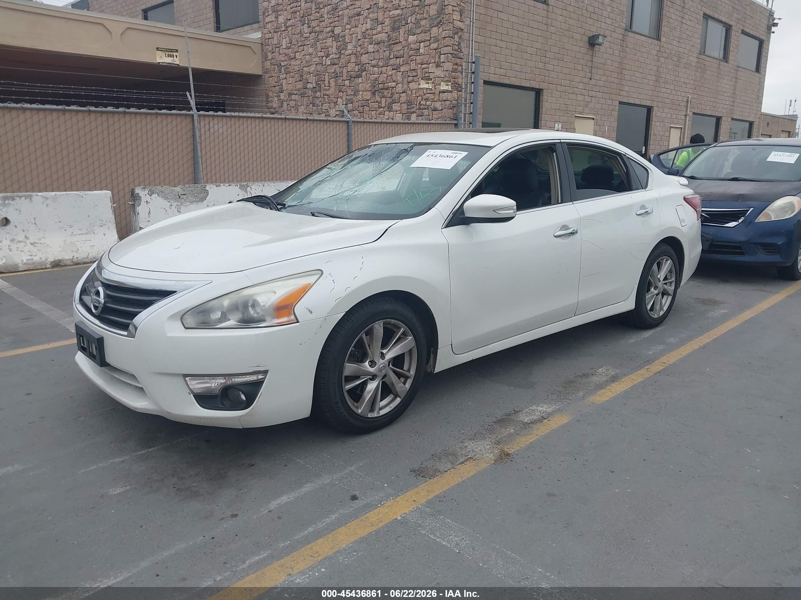 2013 Nissan Altima 2.5 Sl White vin: 1N4AL3AP3DN572199