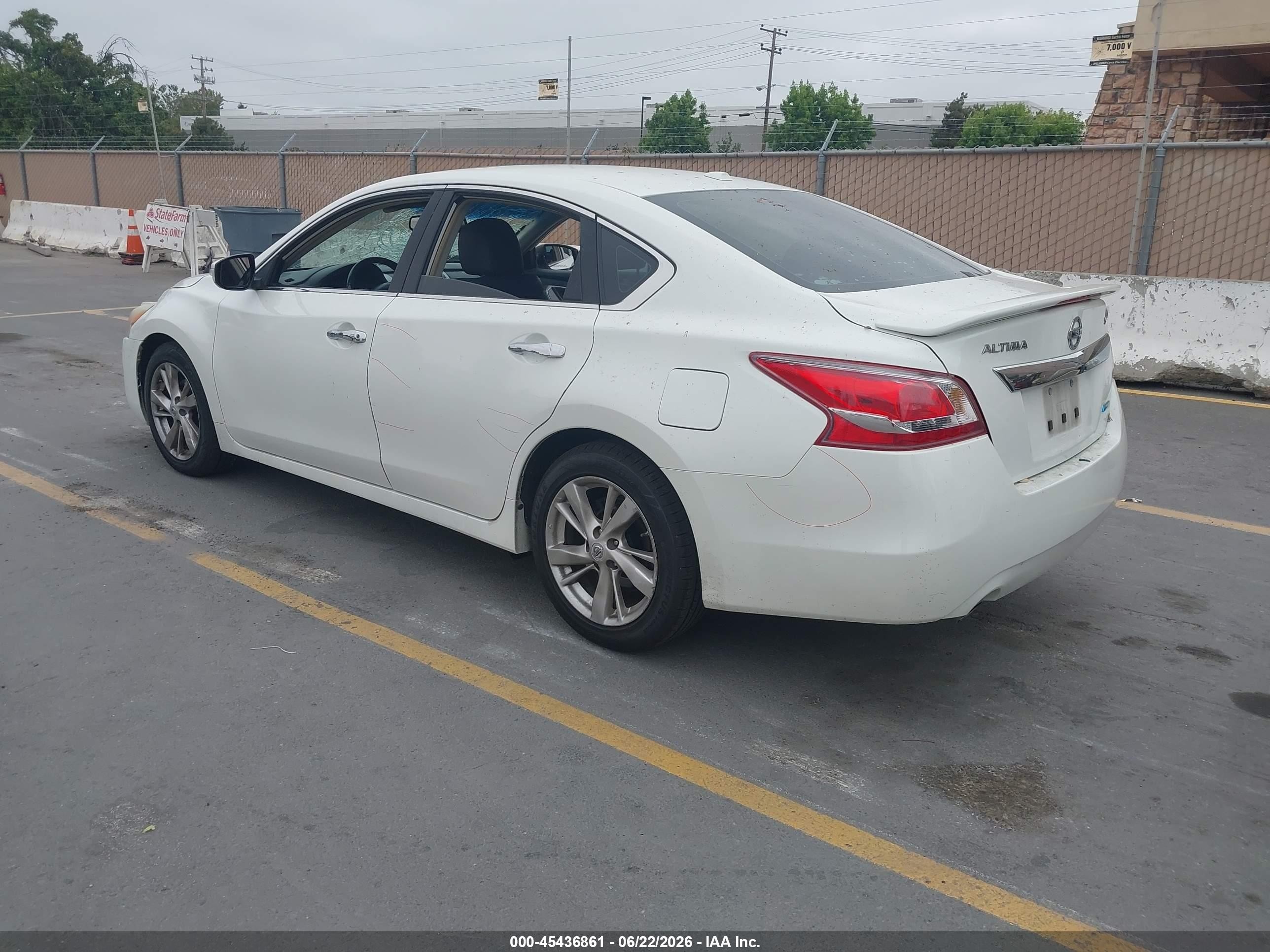 2013 Nissan Altima 2.5 Sl White vin: 1N4AL3AP3DN572199