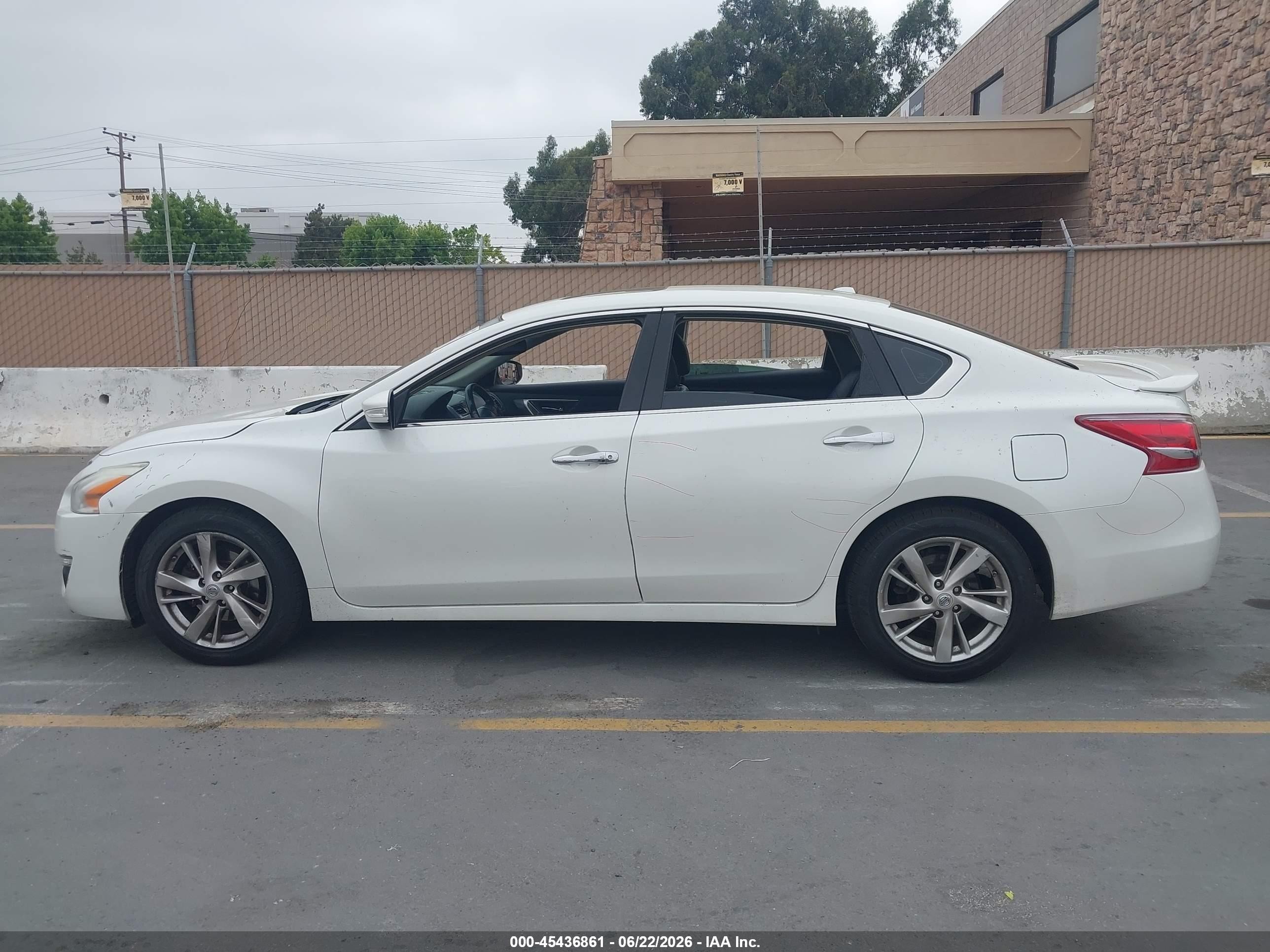 2013 Nissan Altima 2.5 Sl White vin: 1N4AL3AP3DN572199
