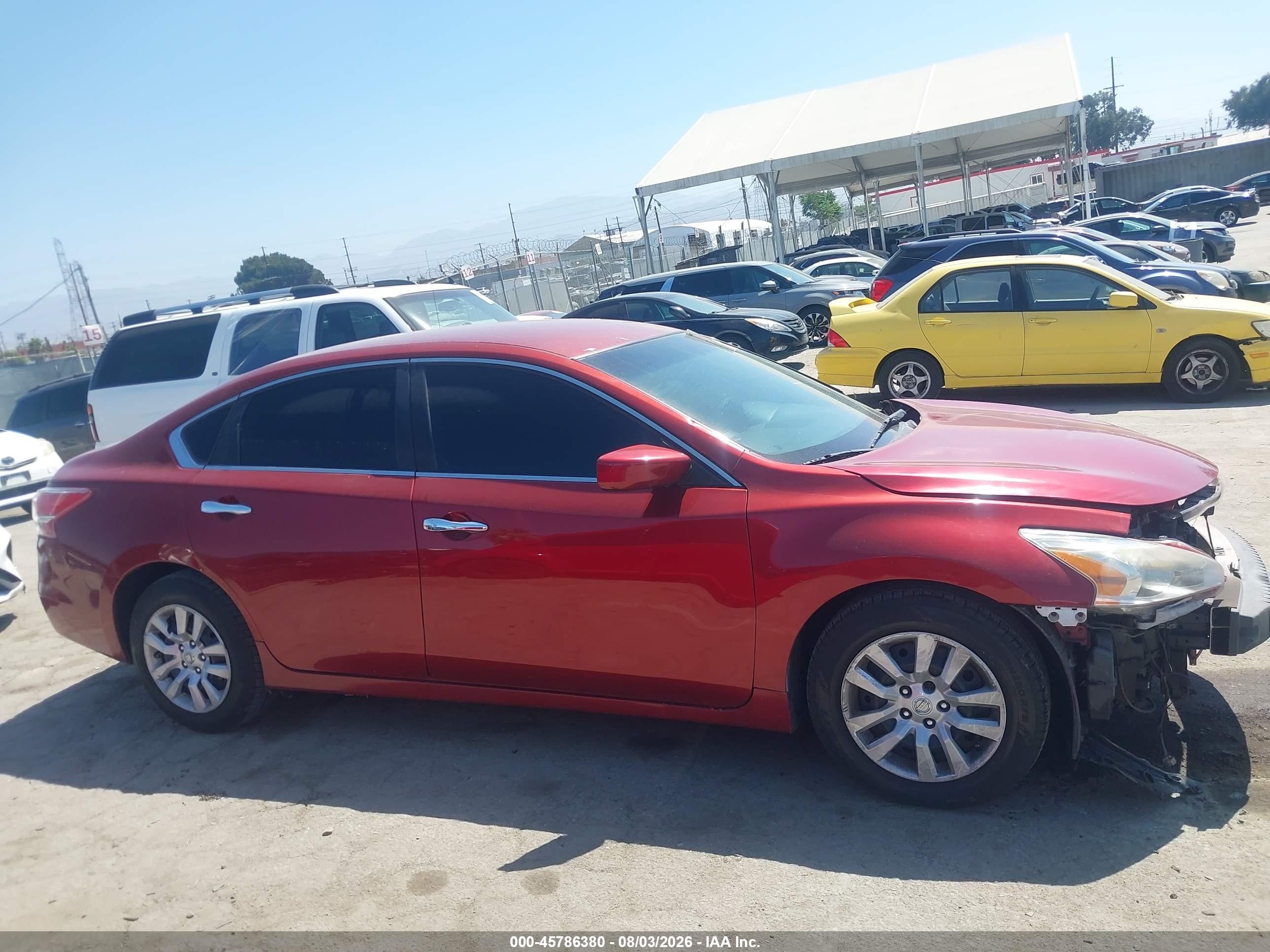 2013 Nissan Altima 2.5 S Burgundy vin: 1N4AL3AP3DN573255
