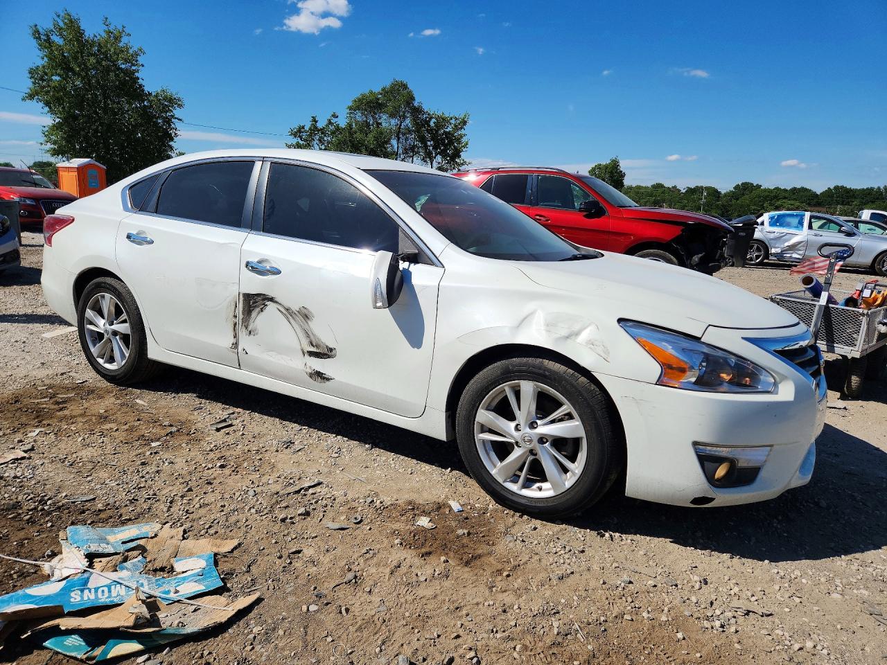 2013 Nissan Altima 2.5 White vin: 1N4AL3AP3DN579363