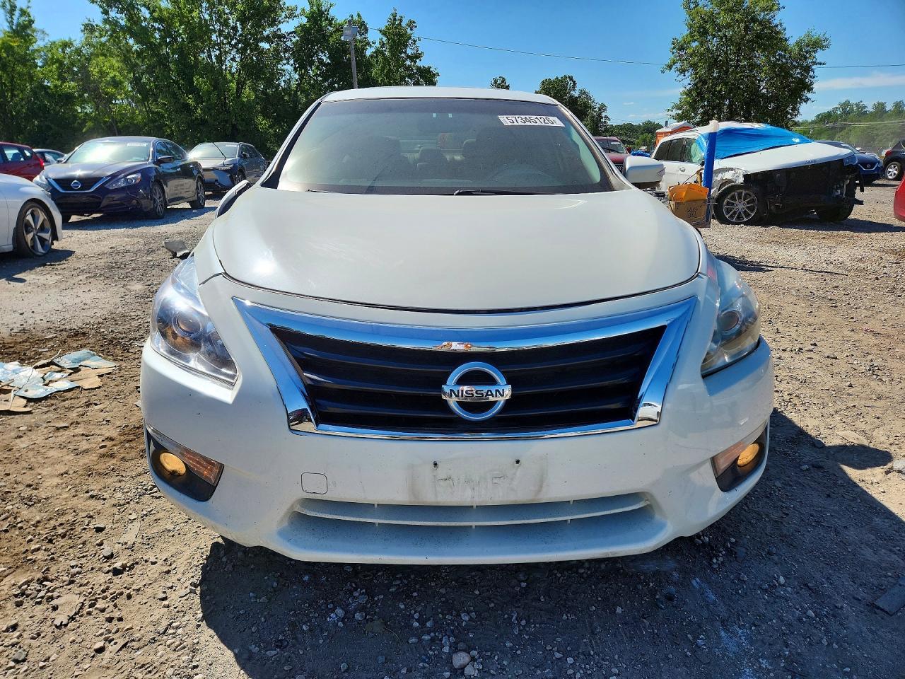 2013 Nissan Altima 2.5 White vin: 1N4AL3AP3DN579363