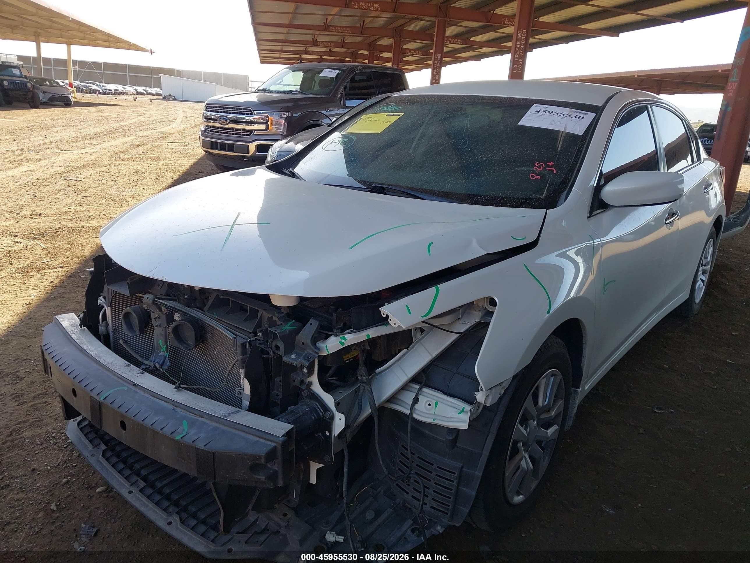 2014 Nissan Altima 2.5 S Белый vin: 1N4AL3AP3EC114370