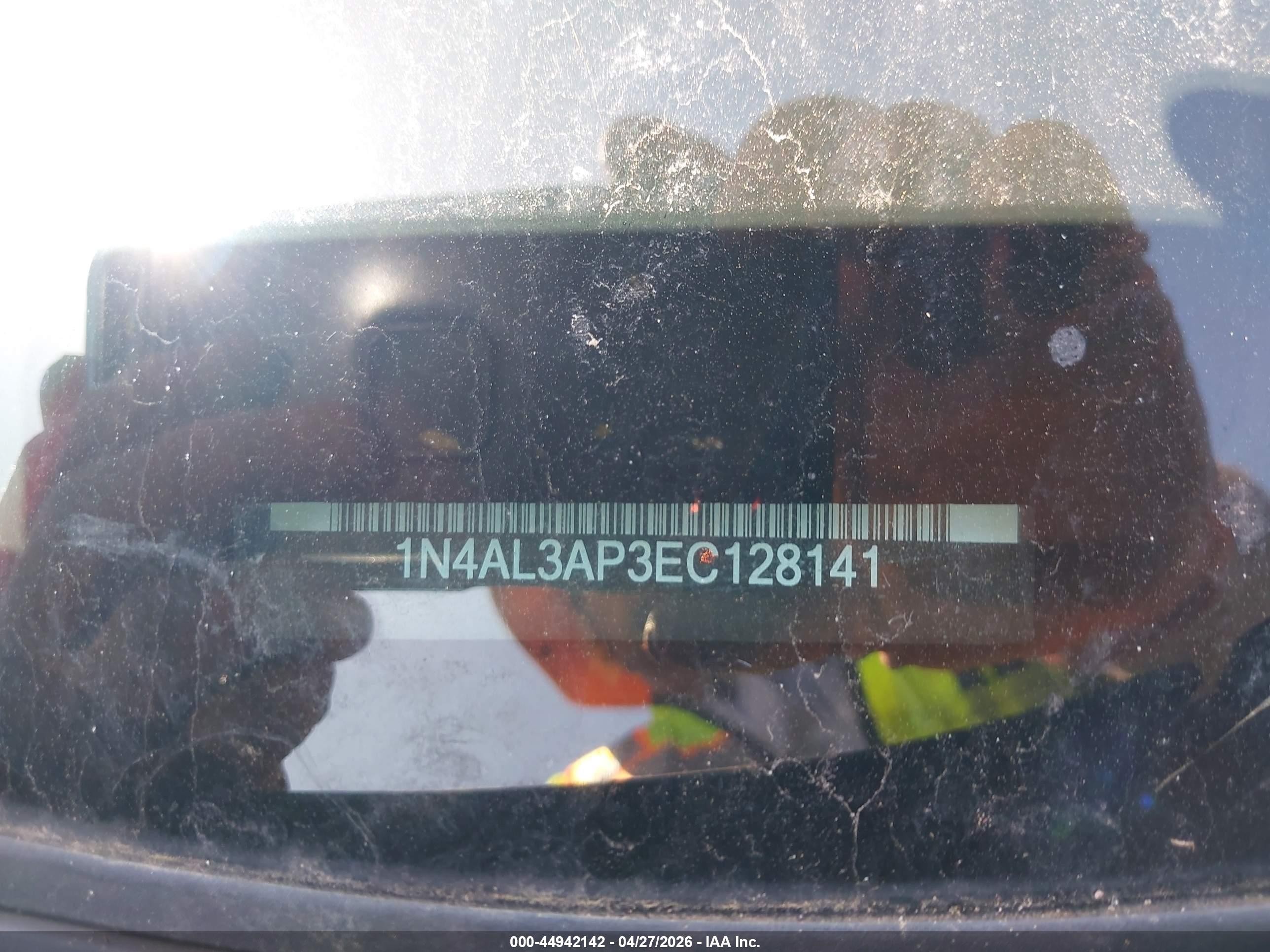 2014 Nissan Altima 2.5 S Черный vin: 1N4AL3AP3EC128141