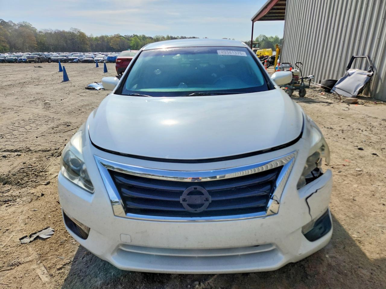2014 Nissan Altima 2.5 Sv White vin: 1N4AL3AP3EC142007