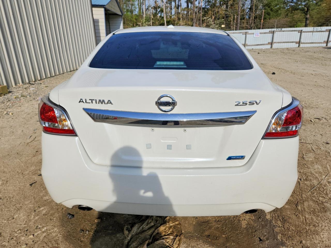 2014 Nissan Altima 2.5 Sv White vin: 1N4AL3AP3EC142007