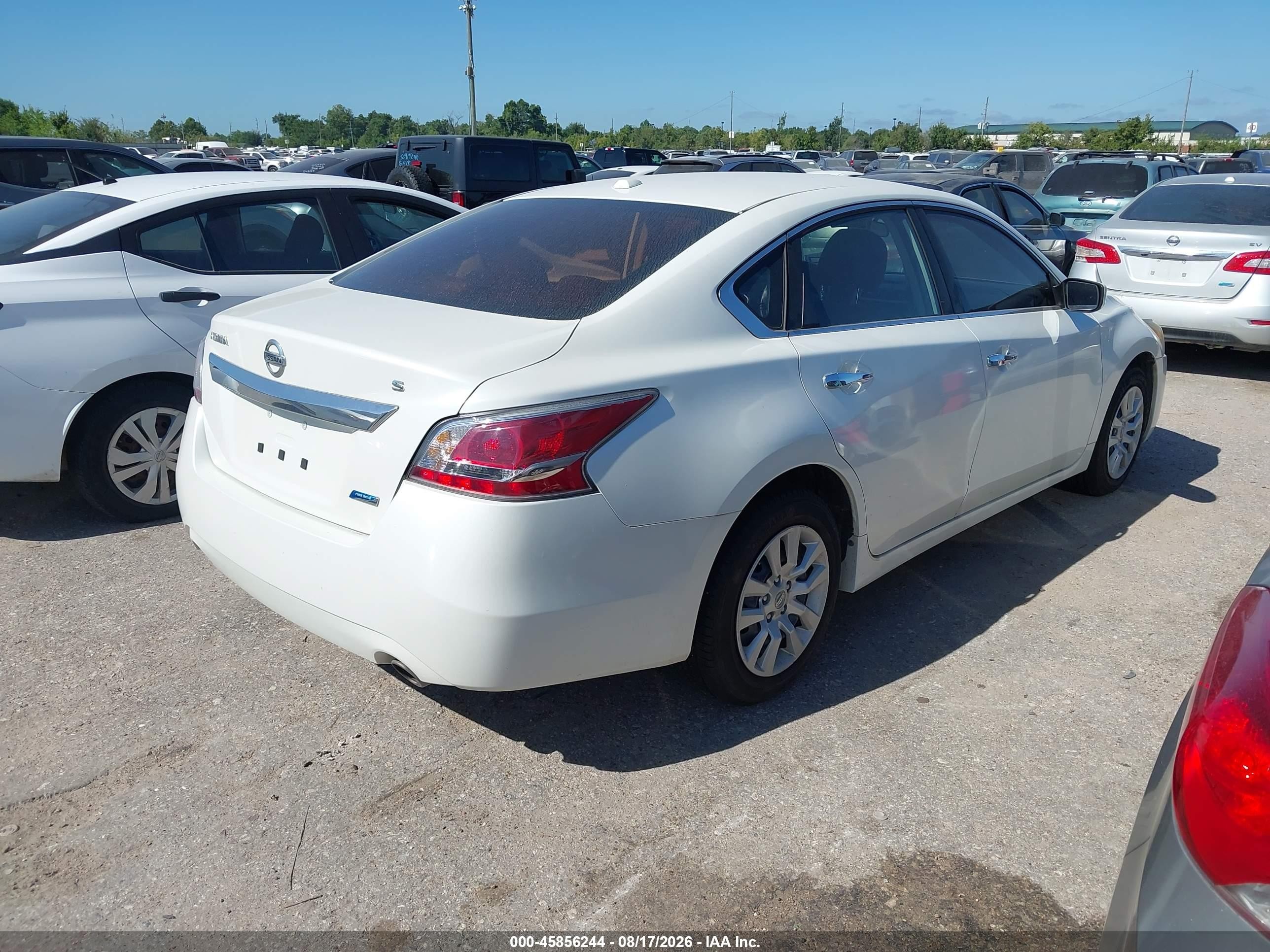 2014 Nissan Altima 2.5 S White vin: 1N4AL3AP3EC146851