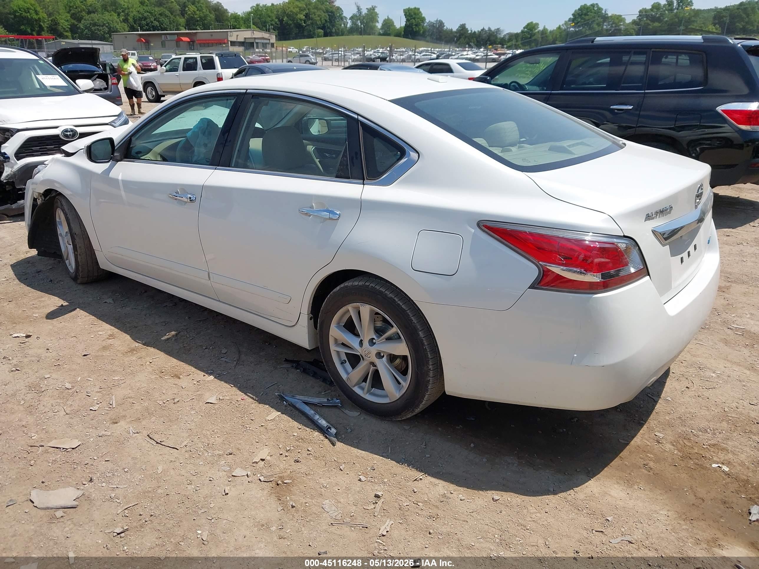 2014 Nissan Altima 2.5 Sl Белый vin: 1N4AL3AP3EC149216