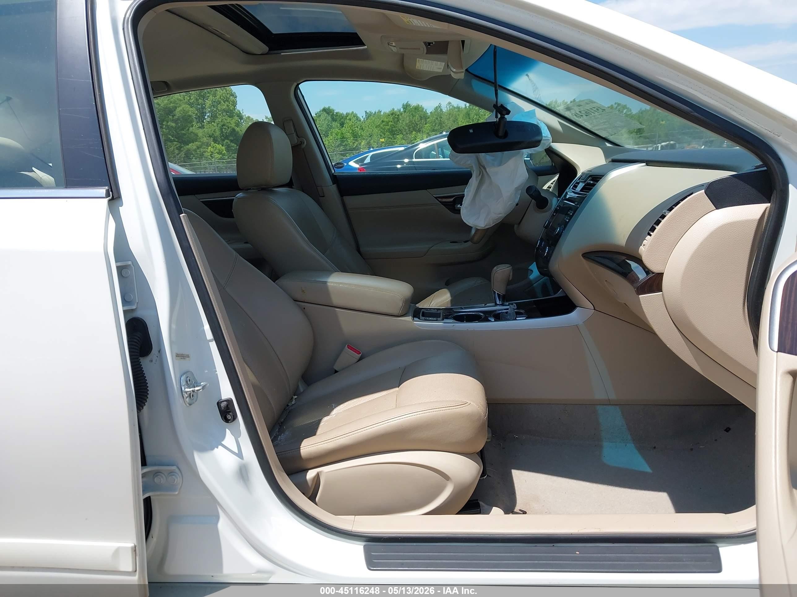 2014 Nissan Altima 2.5 Sl Белый vin: 1N4AL3AP3EC149216