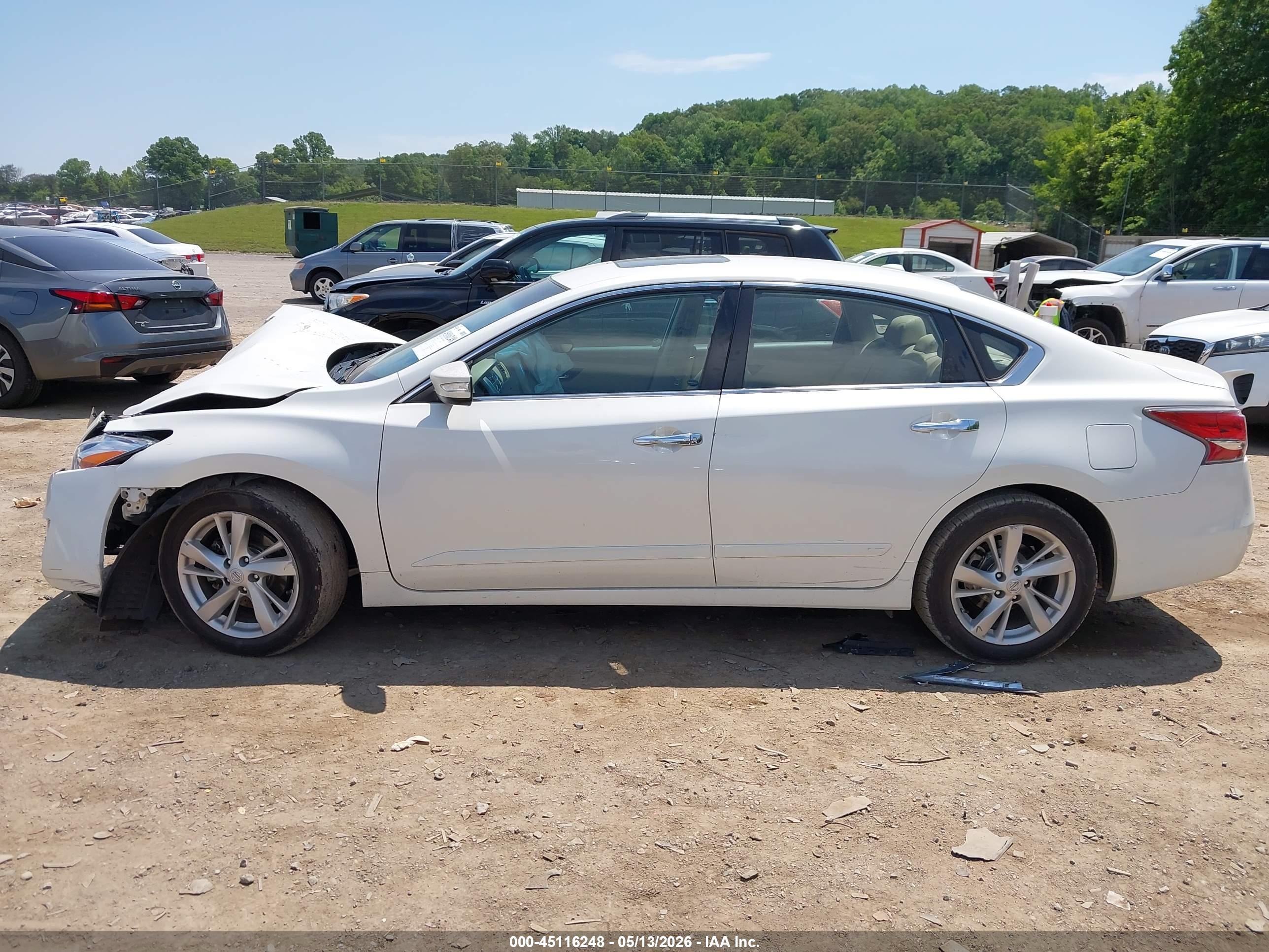2014 Nissan Altima 2.5 Sl Белый vin: 1N4AL3AP3EC149216