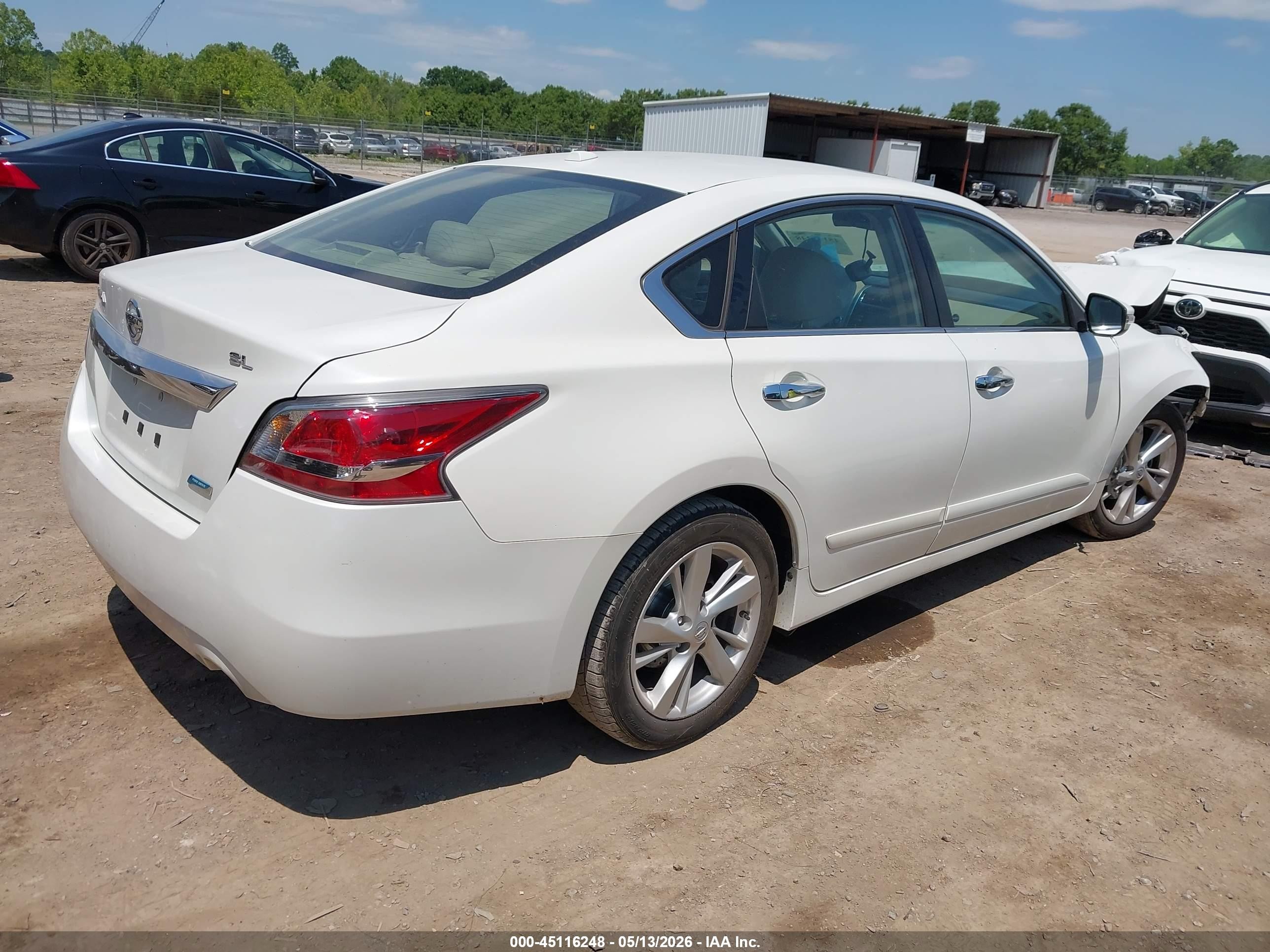 2014 Nissan Altima 2.5 Sl Белый vin: 1N4AL3AP3EC149216