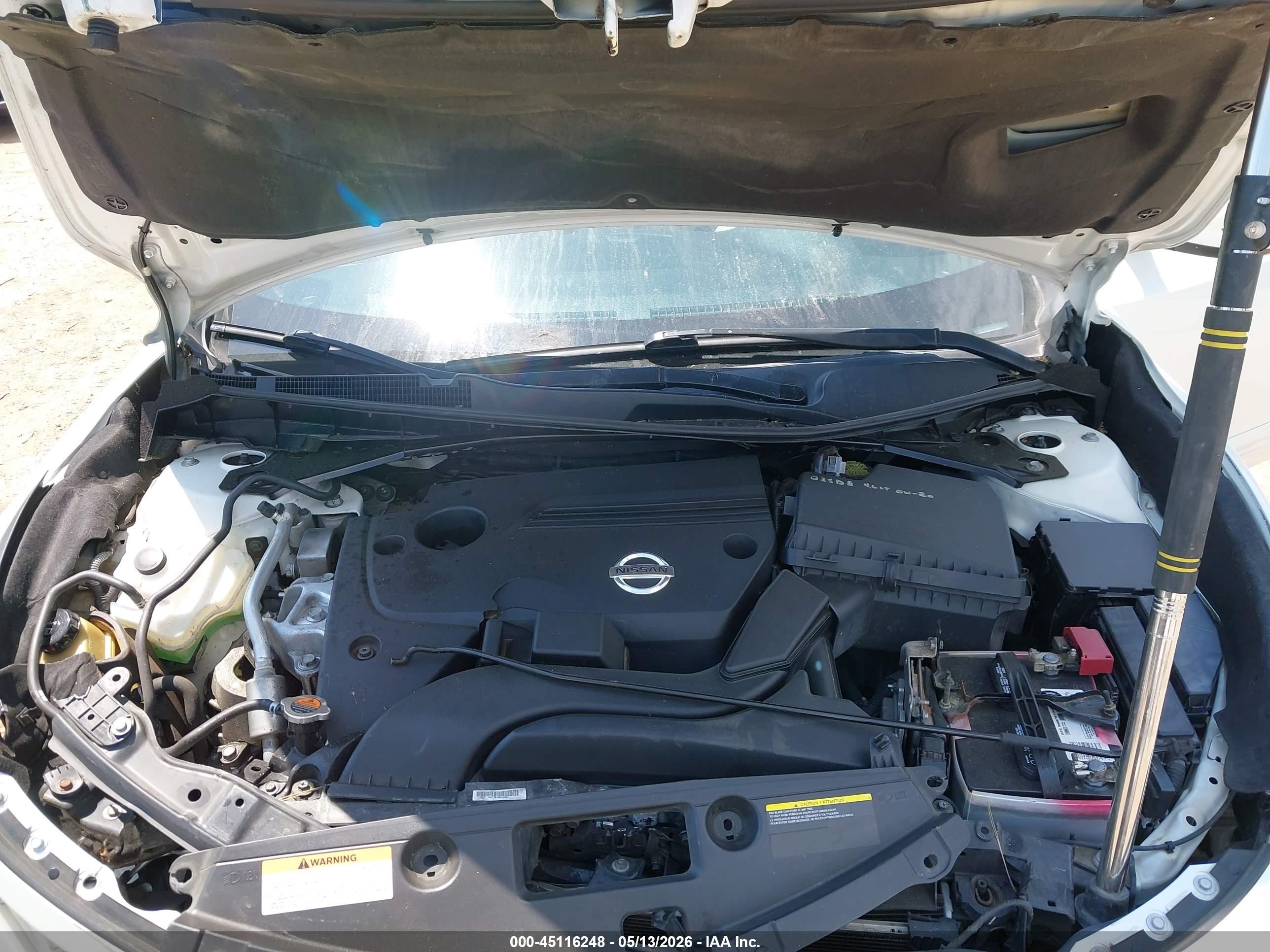 2014 Nissan Altima 2.5 Sl Белый vin: 1N4AL3AP3EC149216
