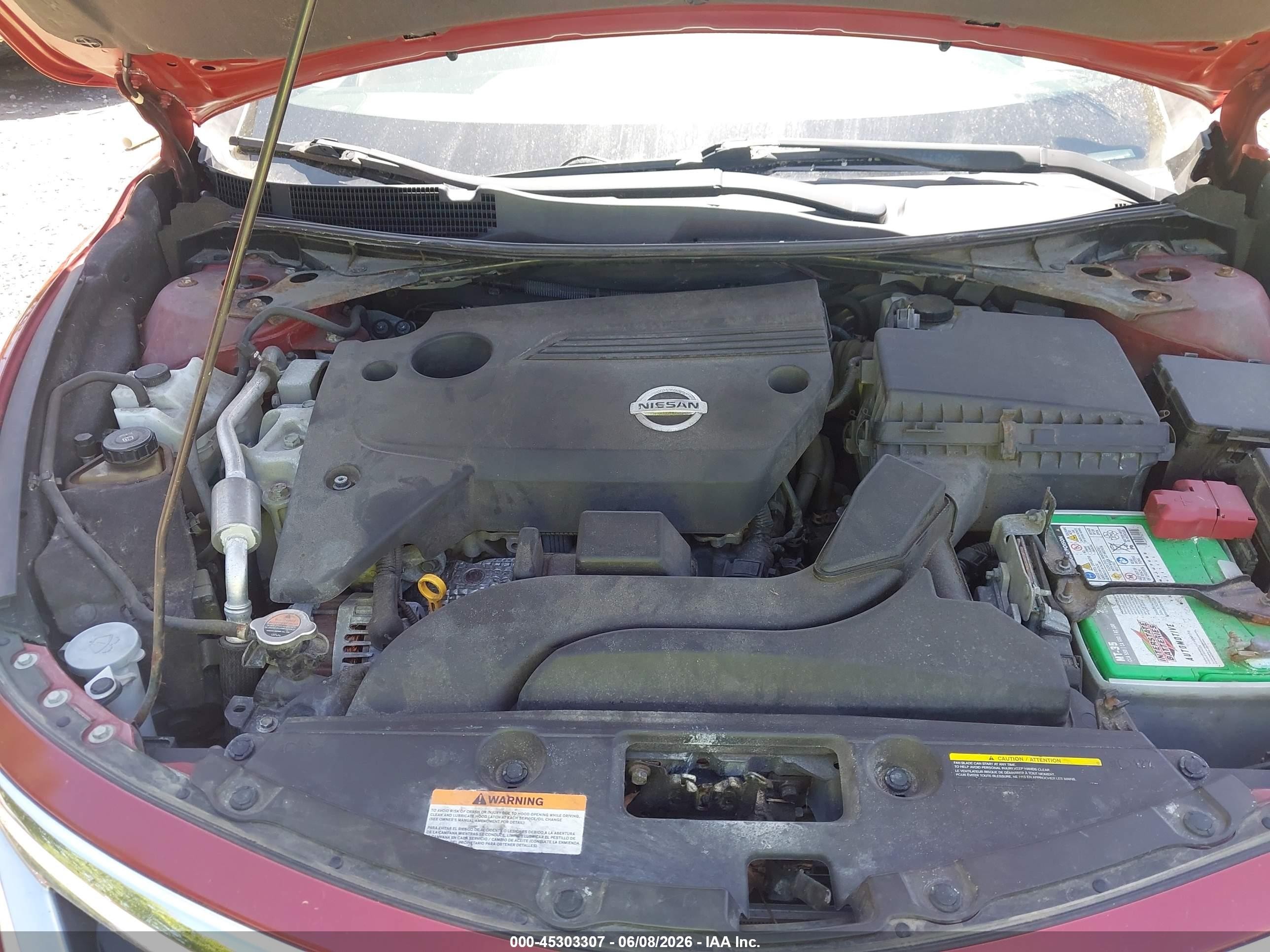 2014 Nissan Altima 2.5 S Red vin: 1N4AL3AP3EC155789