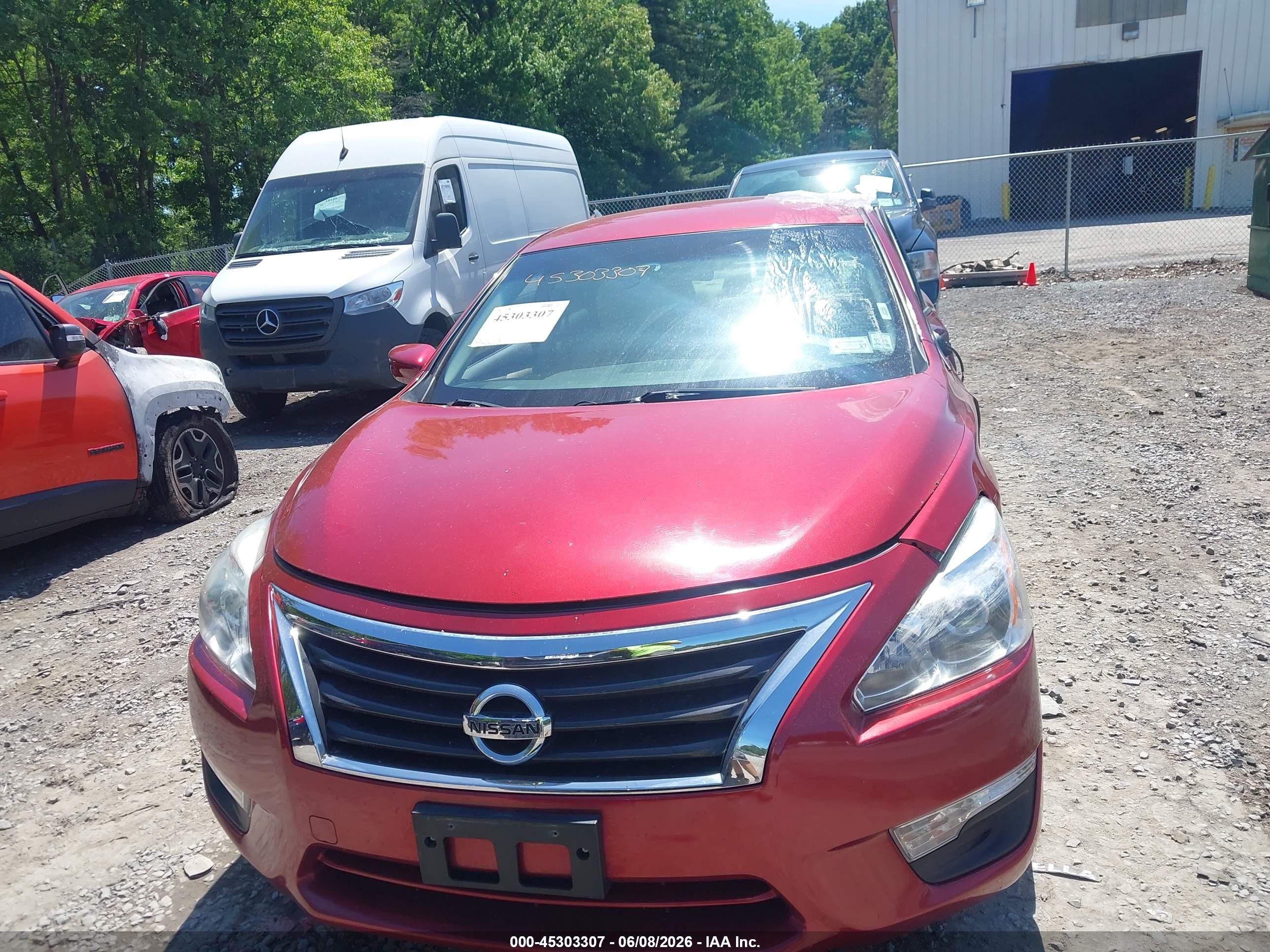 2014 Nissan Altima 2.5 S Red vin: 1N4AL3AP3EC155789