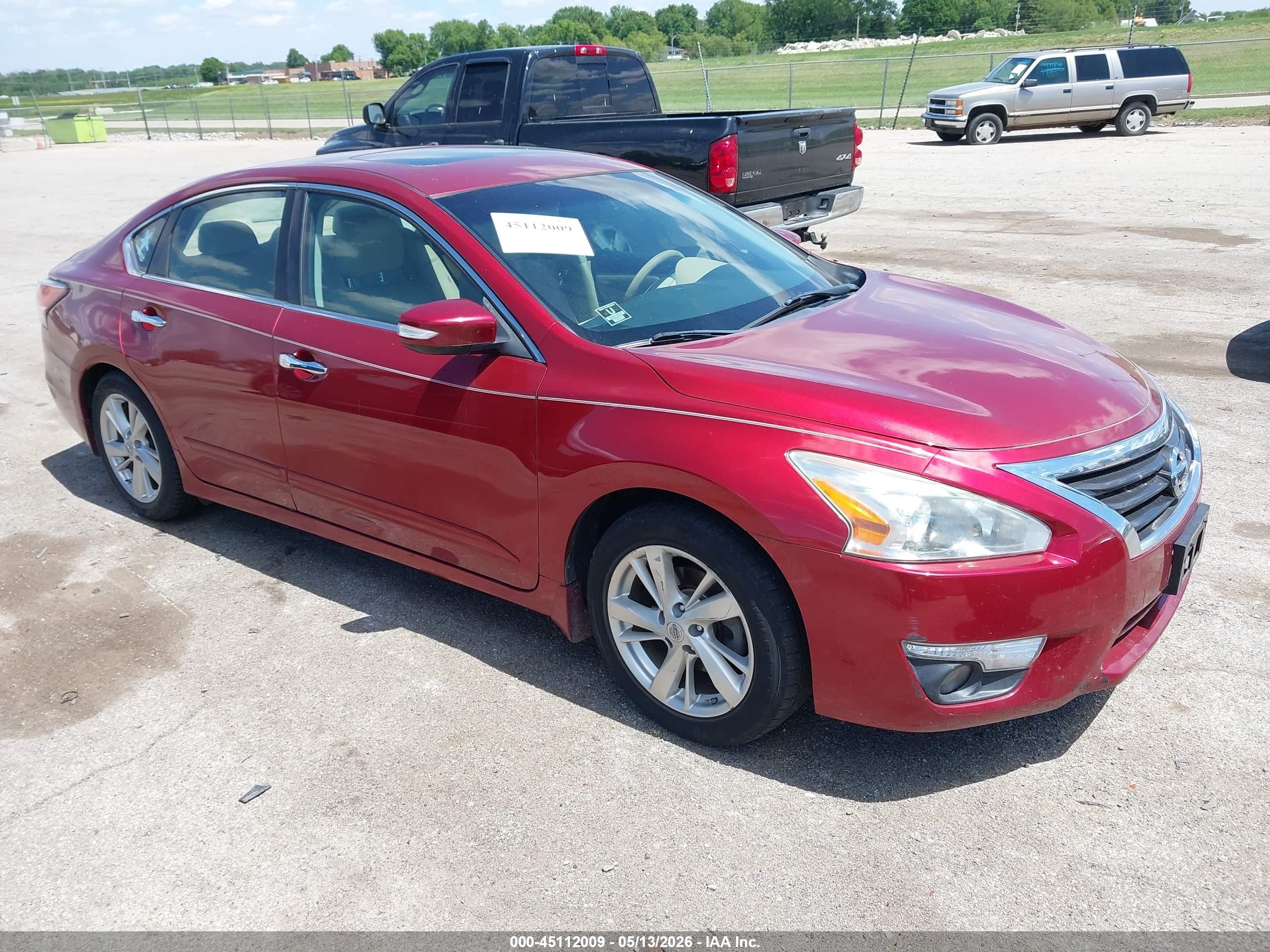 2014 Nissan Altima 2.5 Sl Burgundy vin: 1N4AL3AP3EC165030